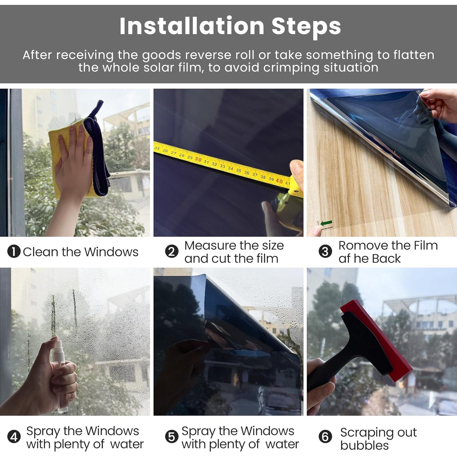 Película de Privacidad para Ventanas ADD.HERES 75x200 cm Plata