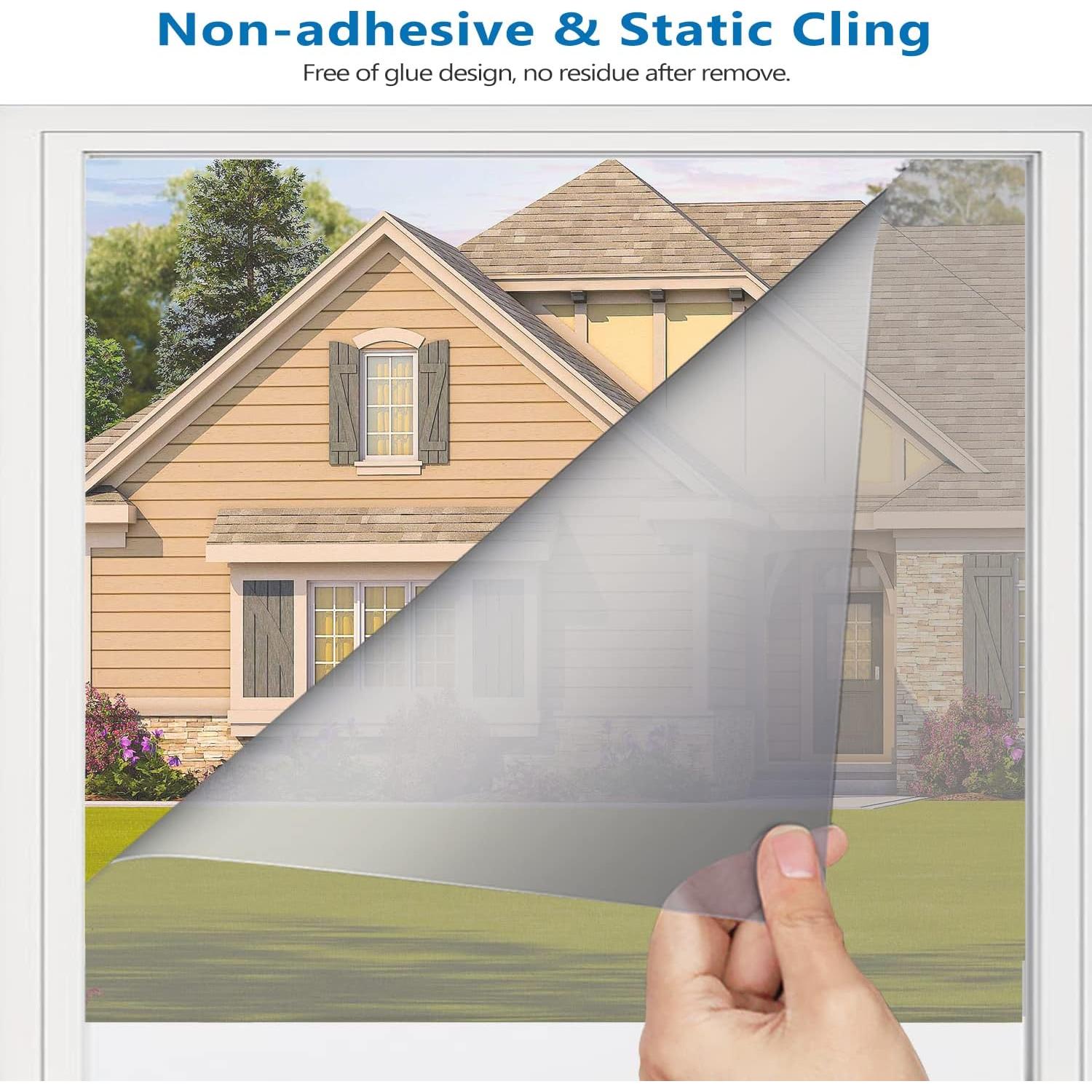 Película de Ventana Estática WochiTV 44.5x200 cm Plata UV