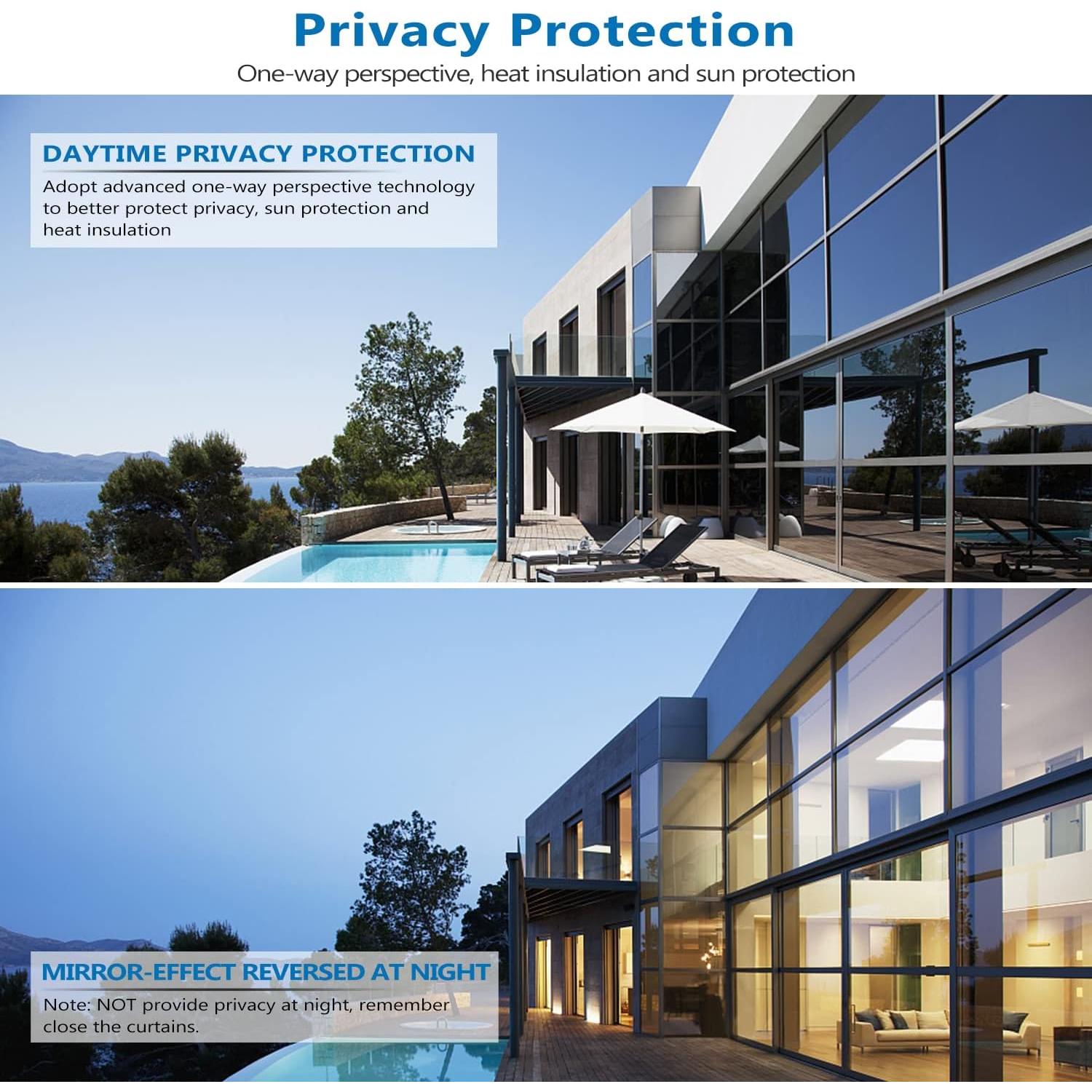 Película de Ventana Estática WochiTV 44.5x200 cm Plata UV