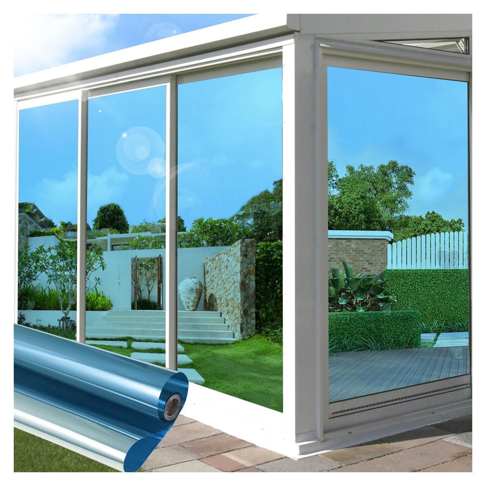 Película de Privacidad para Ventanas DULEIXUFHEE 199.4x45 cm