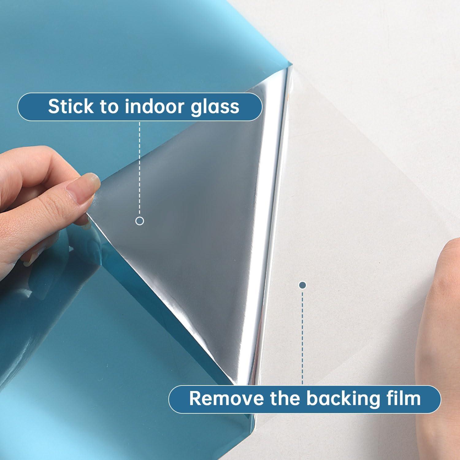 Película de Privacidad para Ventanas DULEIXUFHEE 199.4x45 cm