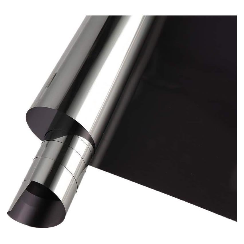 Película de Ventana Privada SW 61cm x 3.05m Anti-UV Negro Plateado