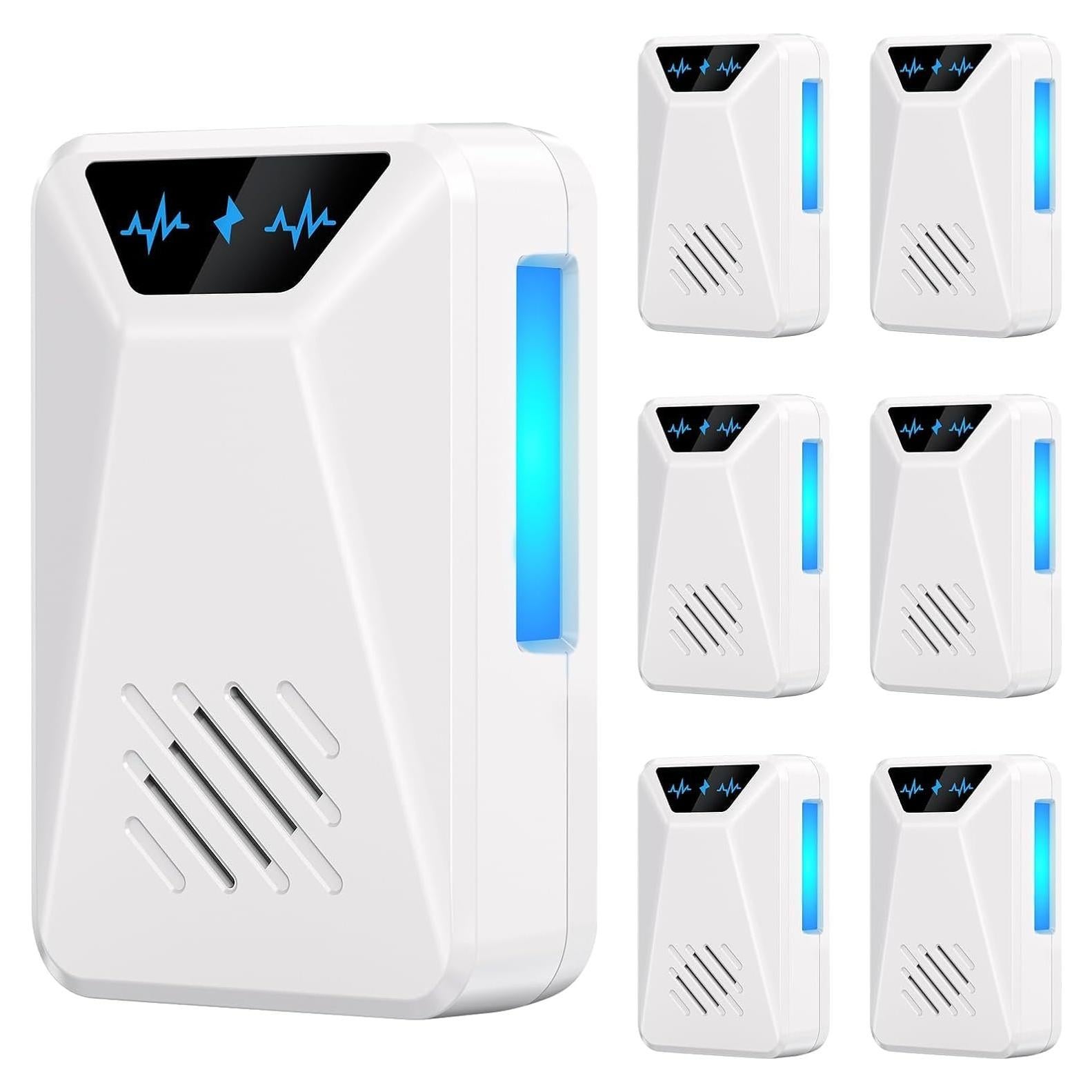 6 Repelentes Ultrasónicos Lickoon para Insectos y Roedores