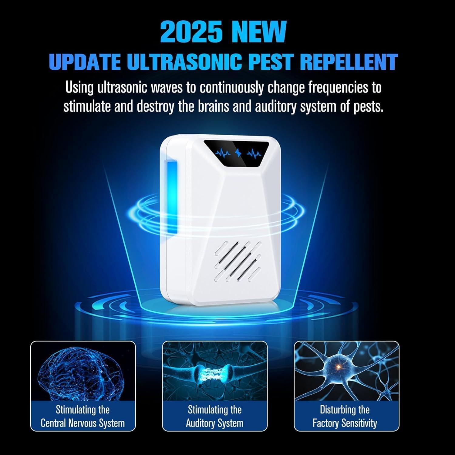 6 Repelentes Ultrasónicos Lickoon para Insectos y Roedores