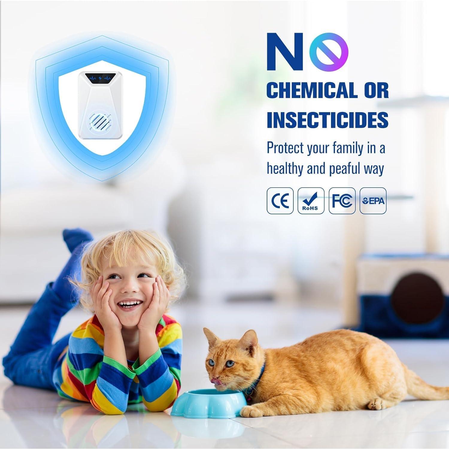 6 Repelentes Ultrasónicos Lickoon para Insectos y Roedores