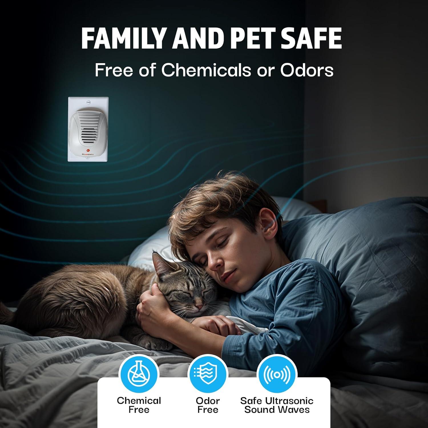 Kit de Repelente Ultrasonico Bell + Howell - 3 Unidades