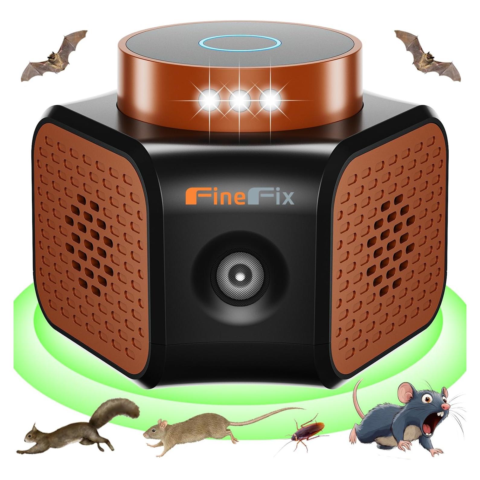 Repelente Ultrasonico FineFix UR25 para Ratones 360° 1 Unidad