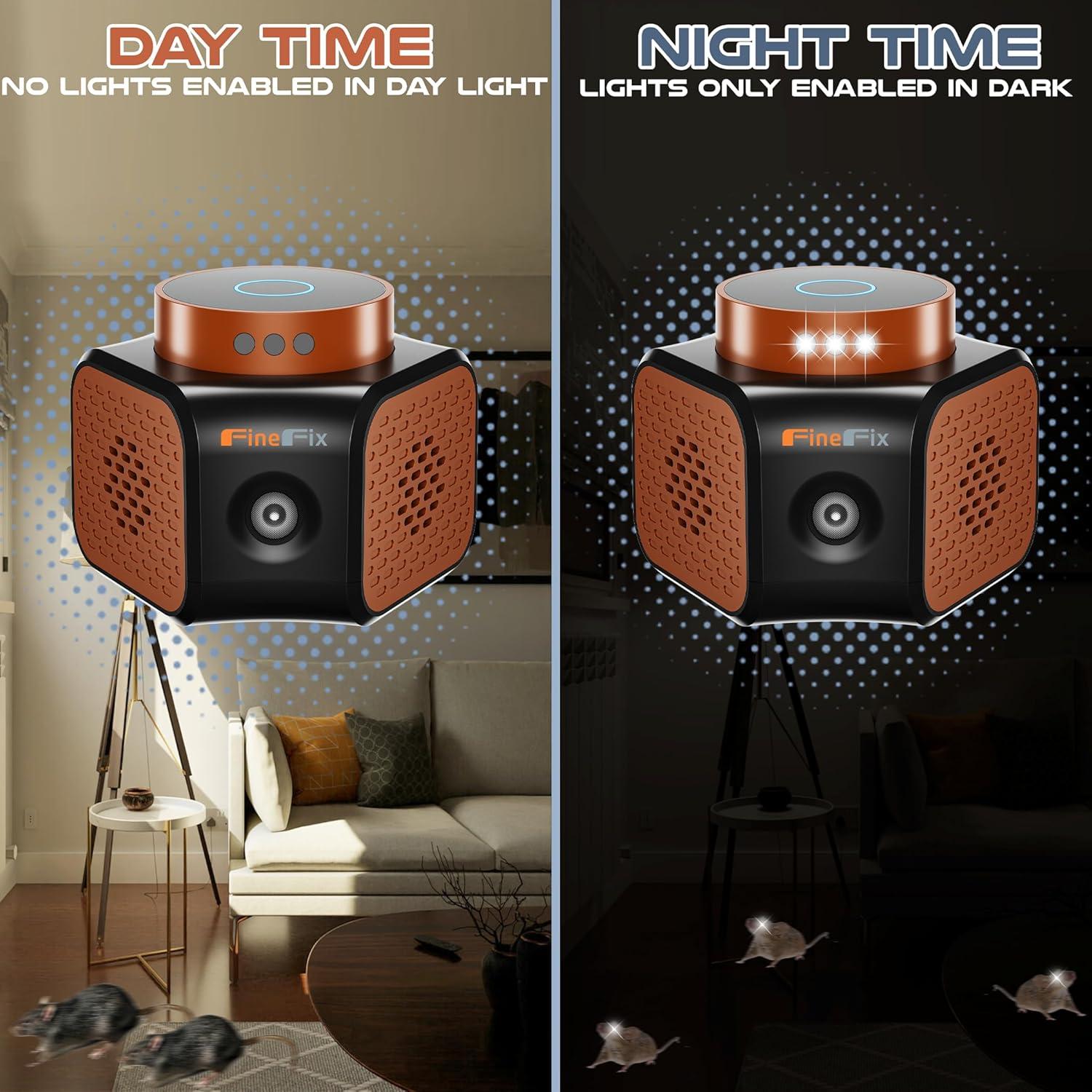 Repelente Ultrasonico FineFix UR25 para Ratones 360° 1 Unidad