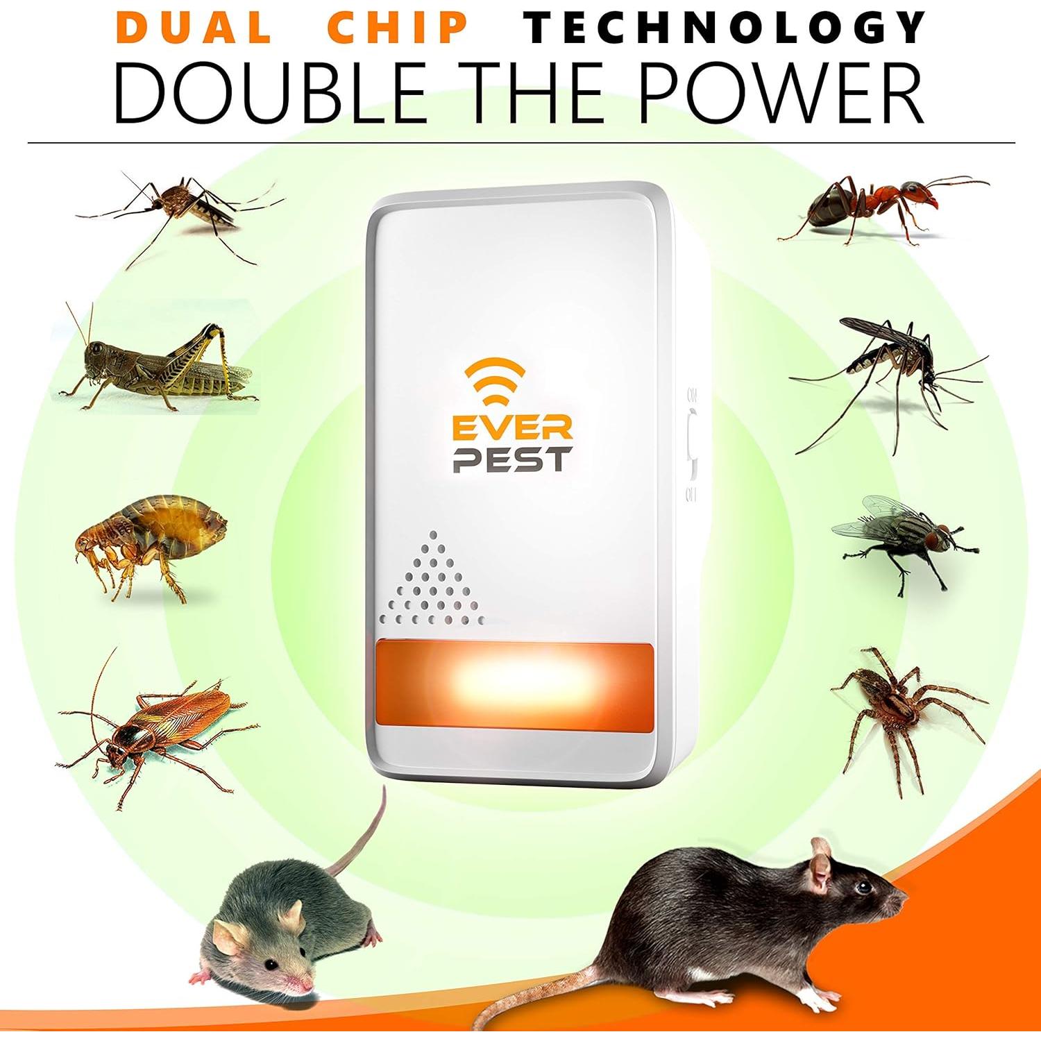 Repelente Ultrasónico Enchufable Ever Pest - 2 Unidades