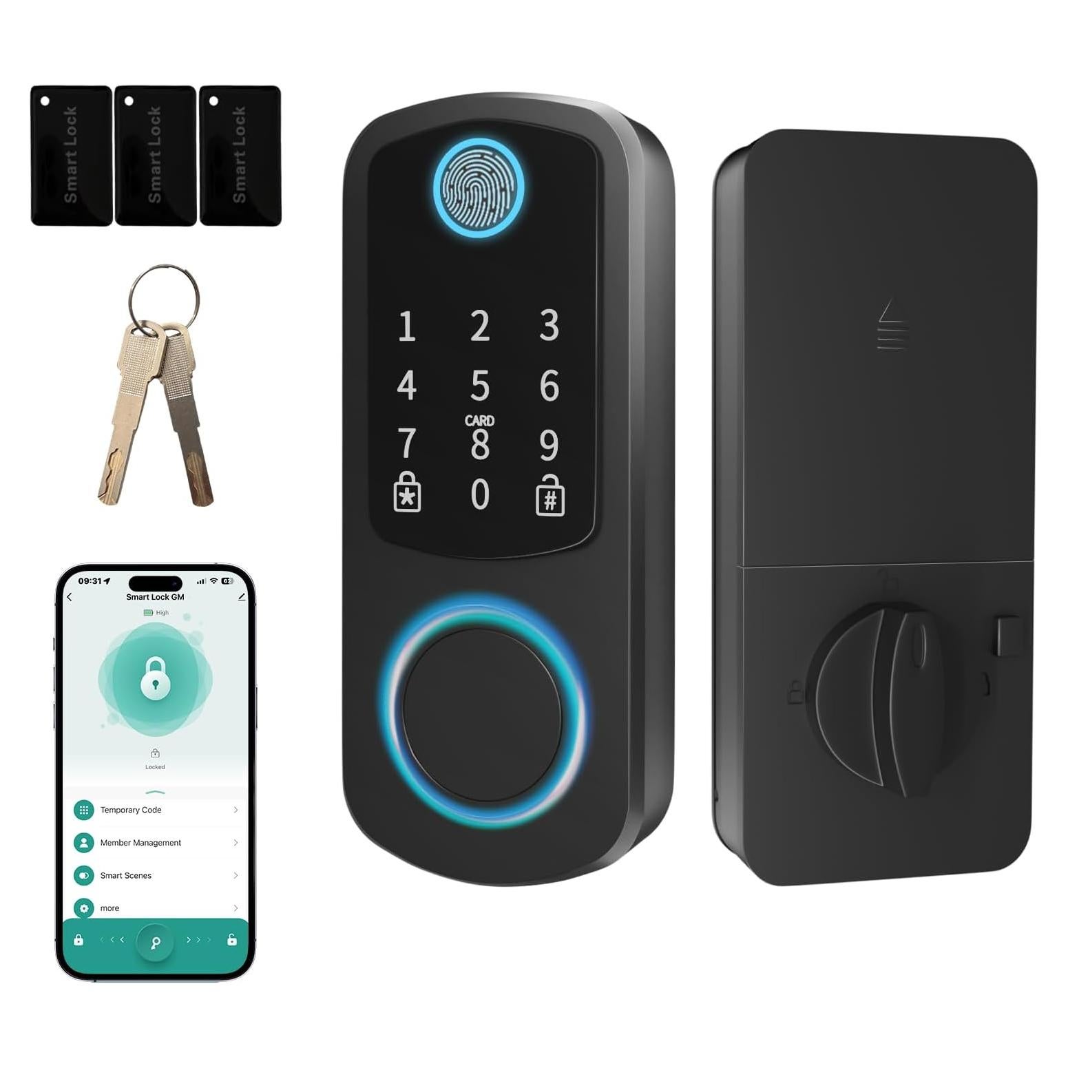 Cerradura Inteligente Bextgoo D10 con Huella Dactilar y Bluetooth