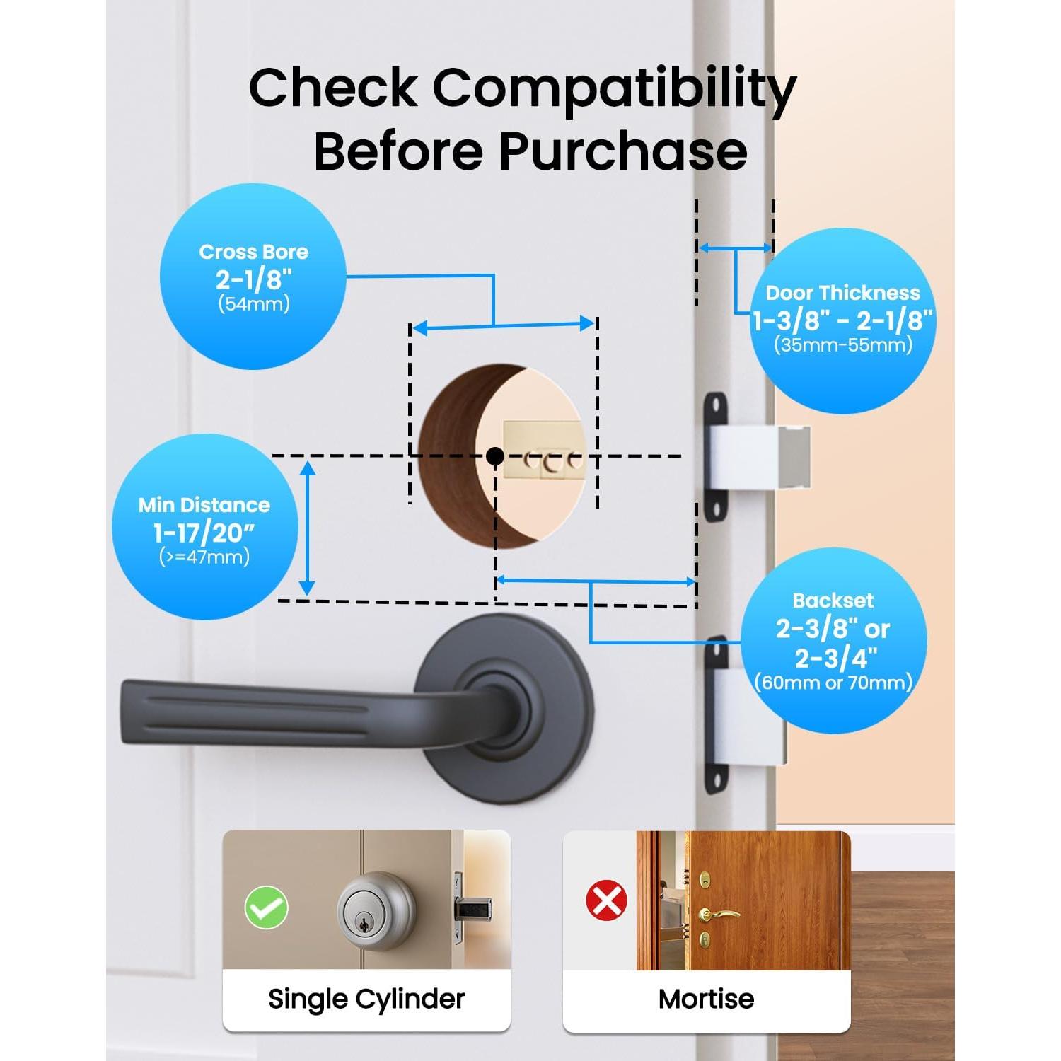 Cerradura Inteligente Bextgoo D10 con Huella Dactilar y Bluetooth