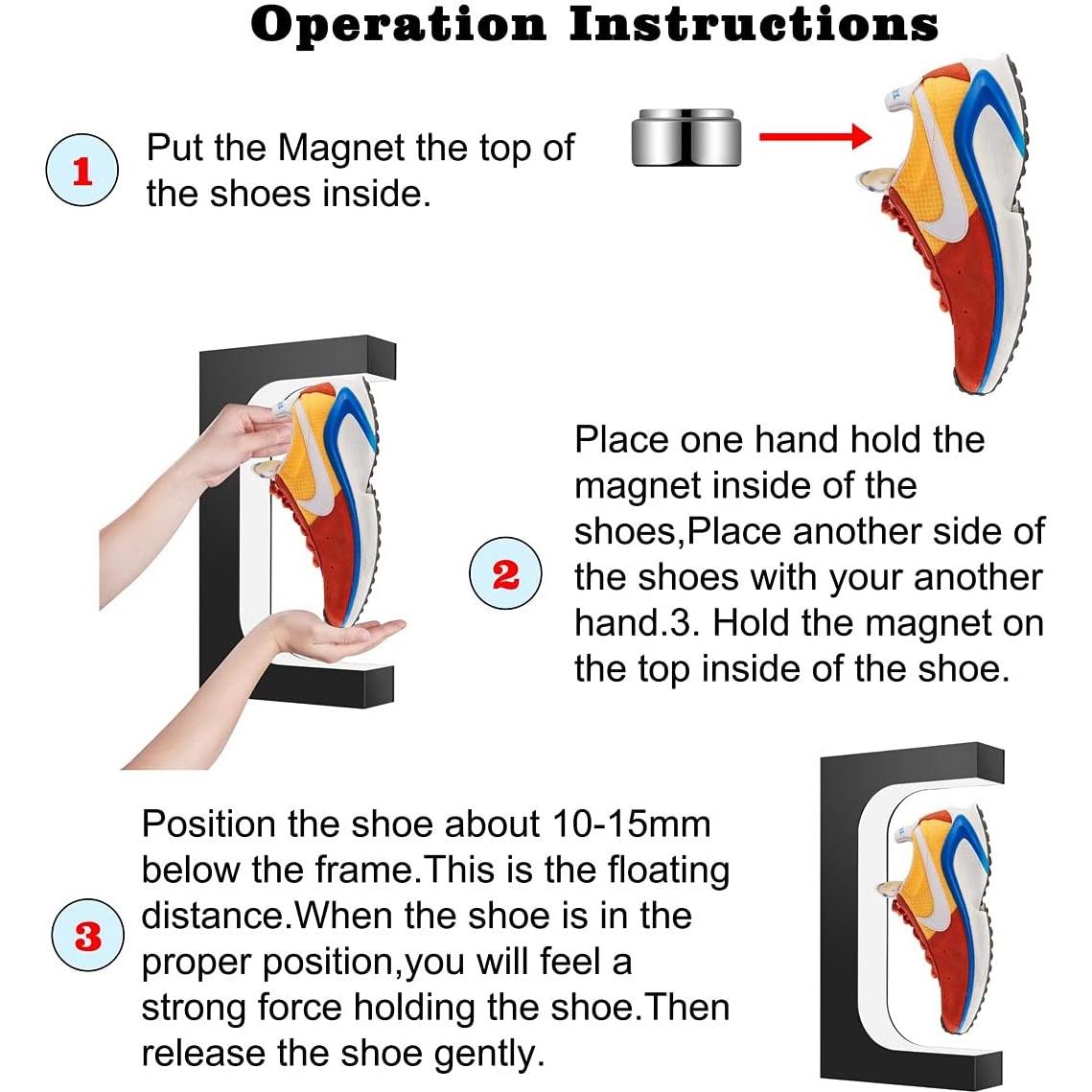 Soporte Flotante para Zapatillas Yegvea con Control Remoto