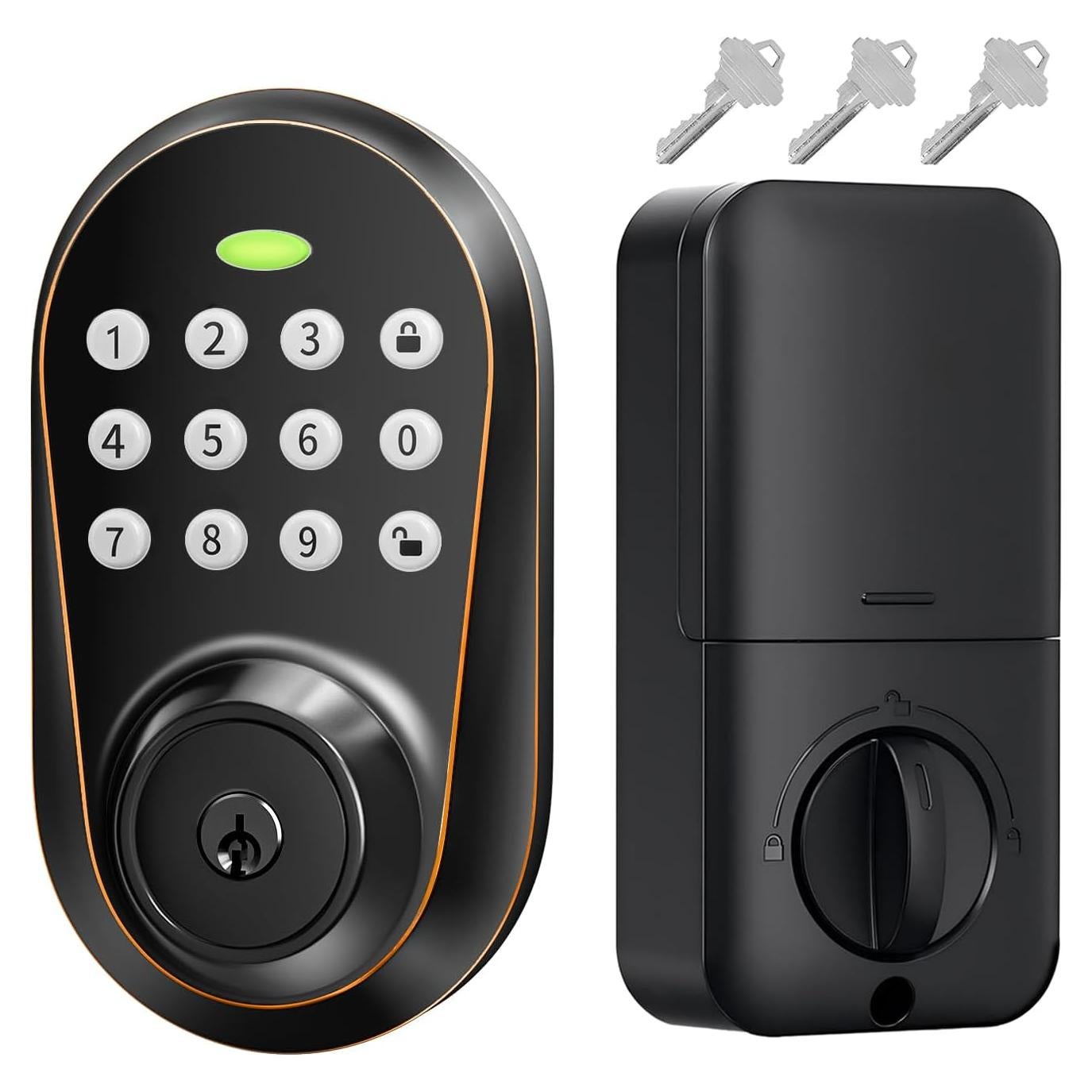 Cerradura Electrónica Inteligente Kuelor con Teclado y Alarma