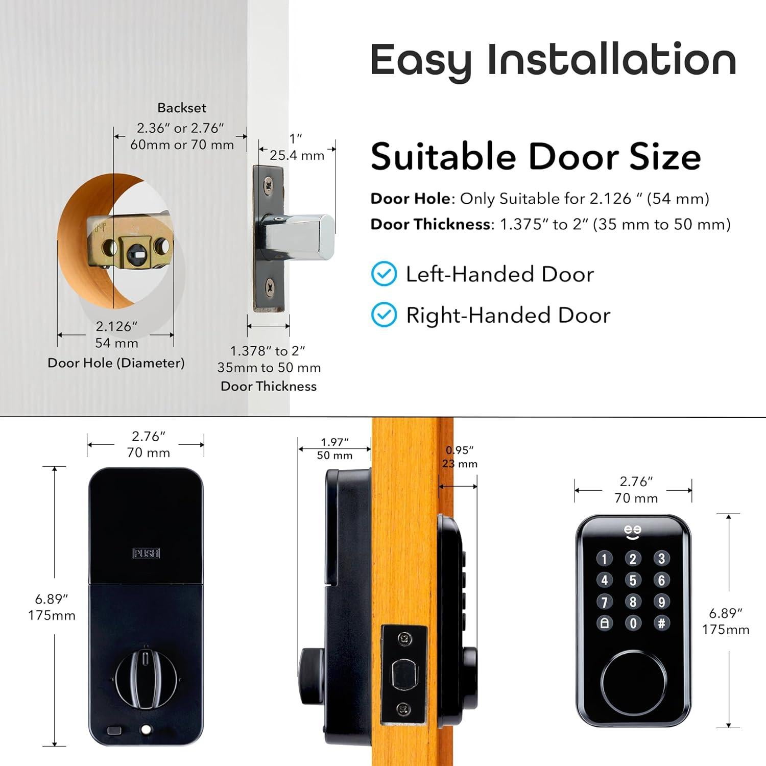 Cerradura inteligente Geeni con teclado y control por voz