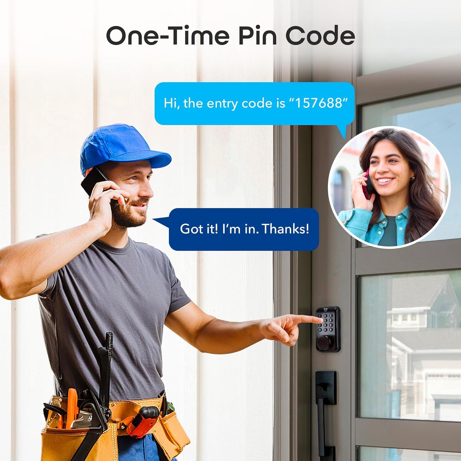 Cerradura inteligente Geeni con teclado y control por voz