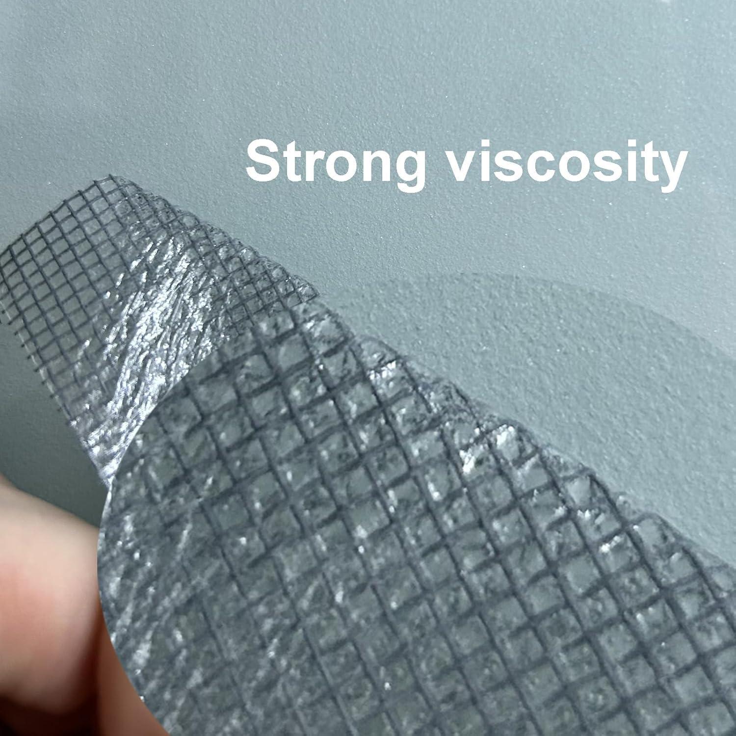 Cinta de Reparación de Pantallas WELSTIK 2.01m Gris Fibra de Vidrio