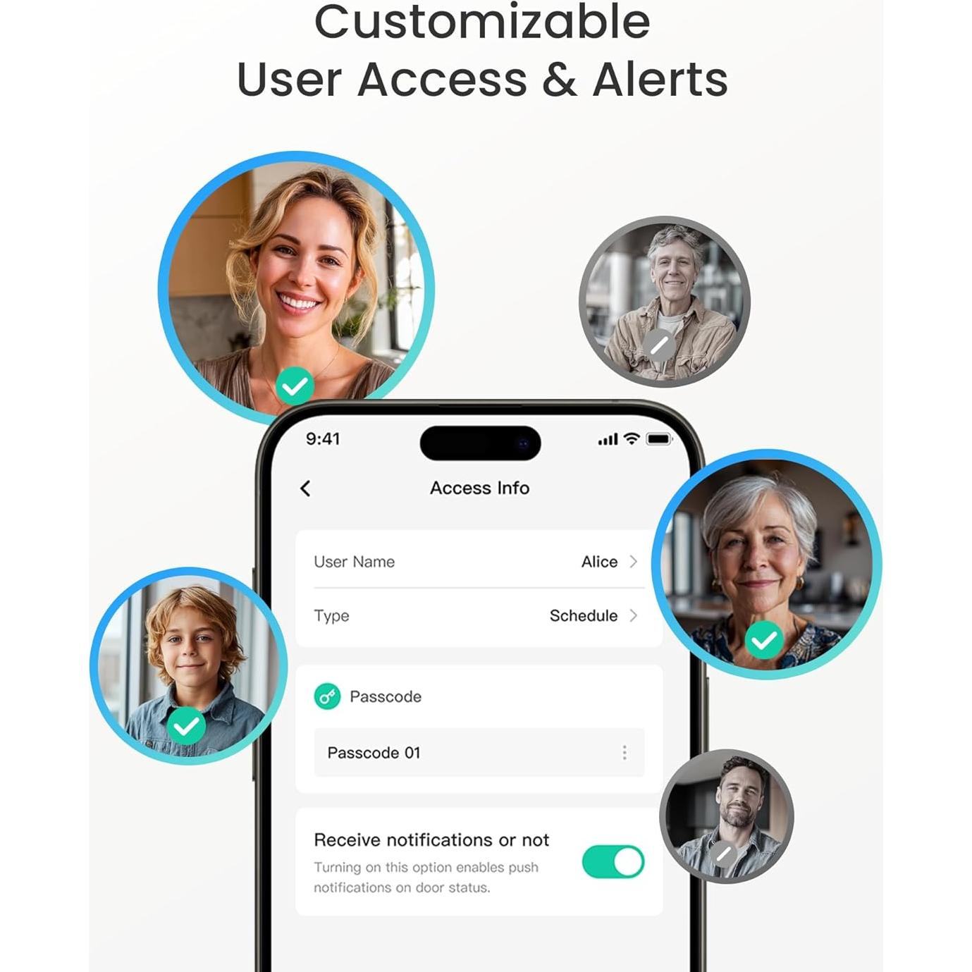 Cerradura Inteligente DESLOC D110 Plus Biométrica Wi-Fi Negro