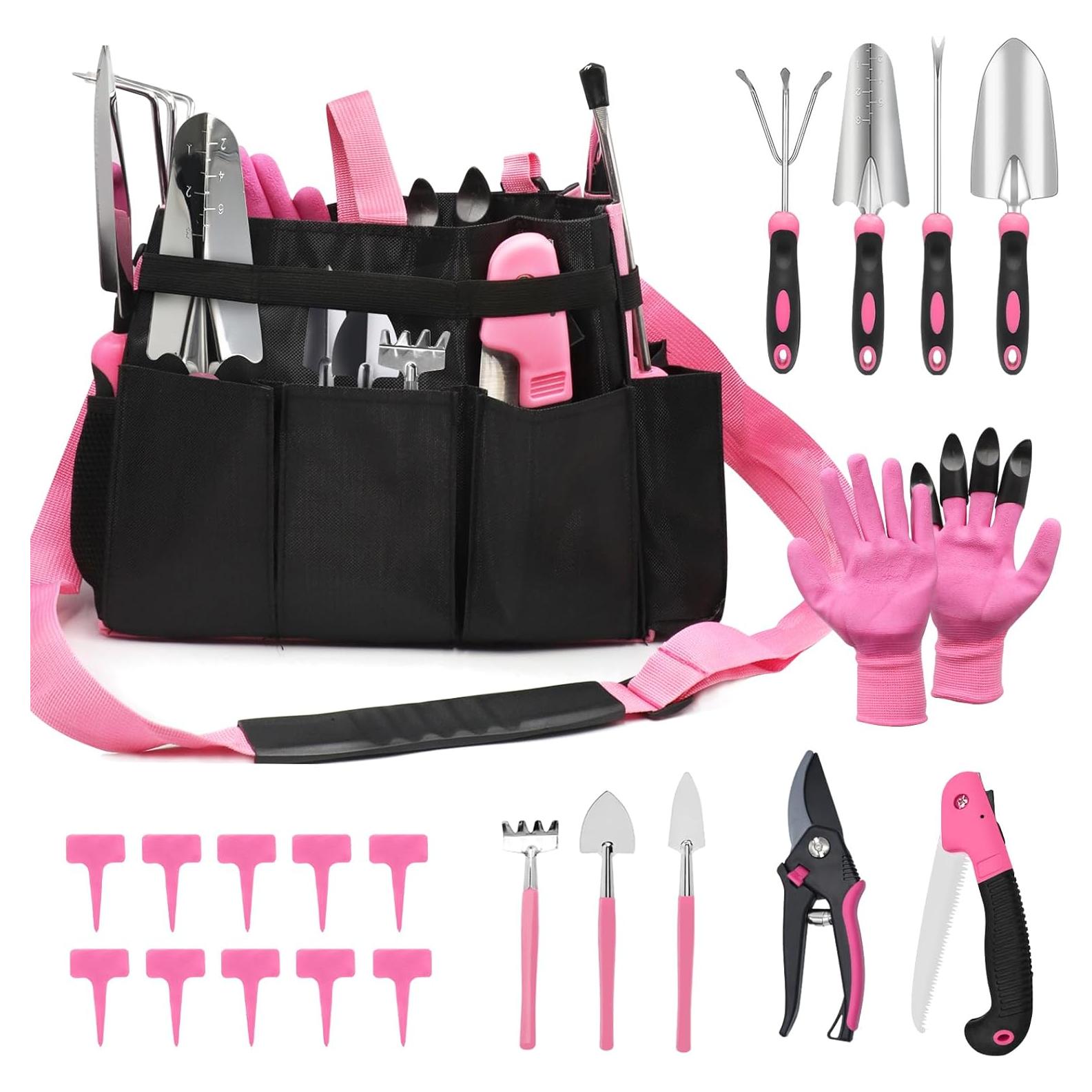 Juego de Herramientas de Jardinería YZNlife con Bolsa y Guantes