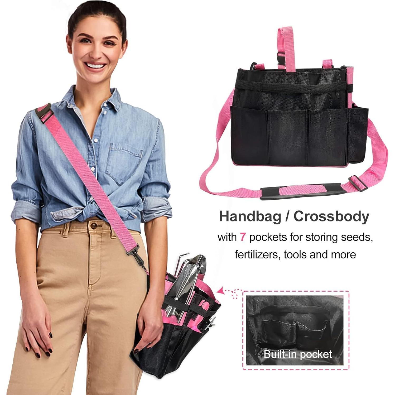 Juego de Herramientas de Jardinería YZNlife con Bolsa y Guantes