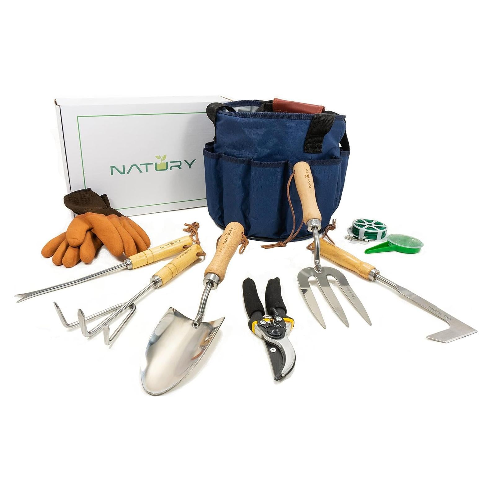 Juego de Herramientas de Jardín Natury - Acero Inoxidable Premium