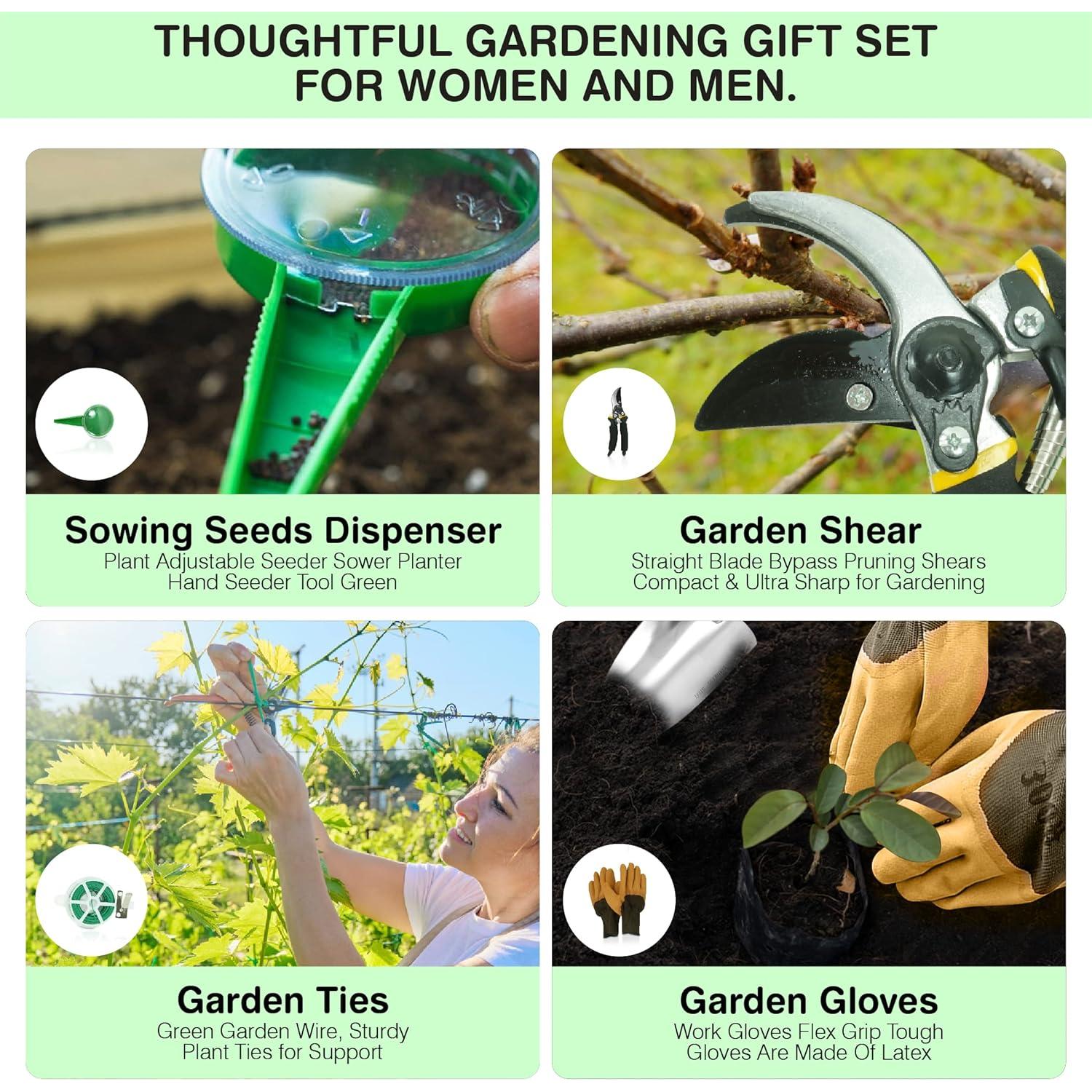 Juego de Herramientas de Jardín Natury - Acero Inoxidable Premium