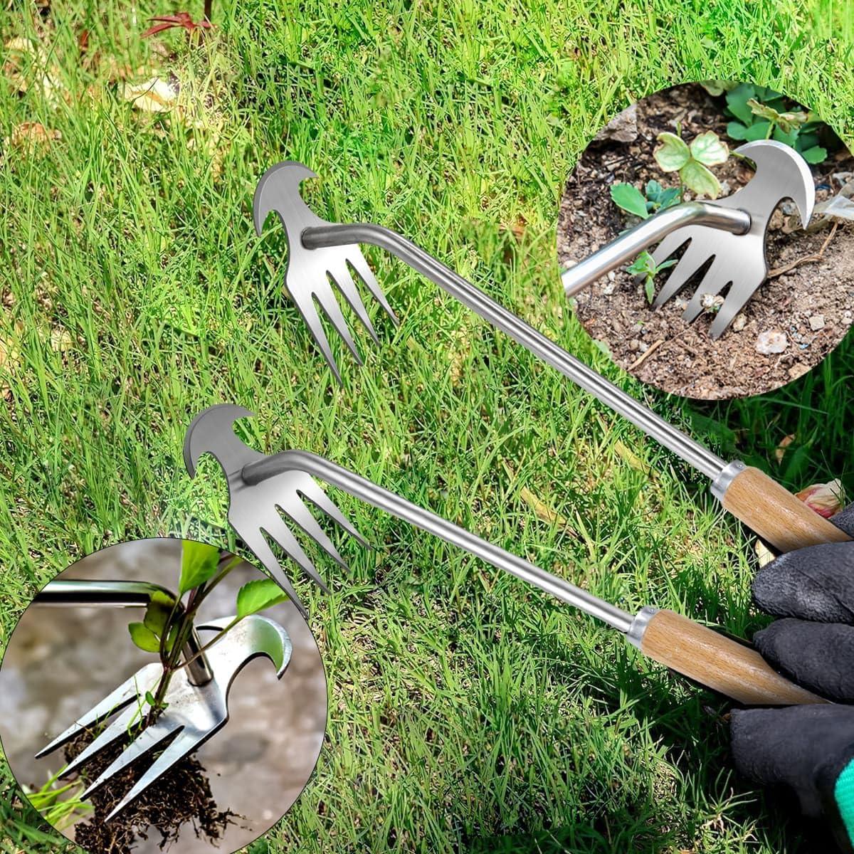 Juego de 3 herramientas de desmalezado Semifrut - Acero inoxidable