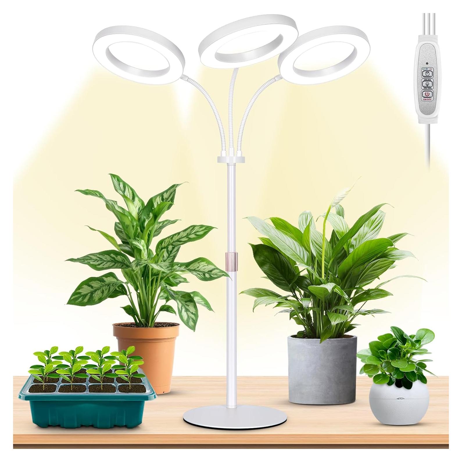 Luz de Crecimiento de Plantas LBW 72 LEDs 30W Ajustable