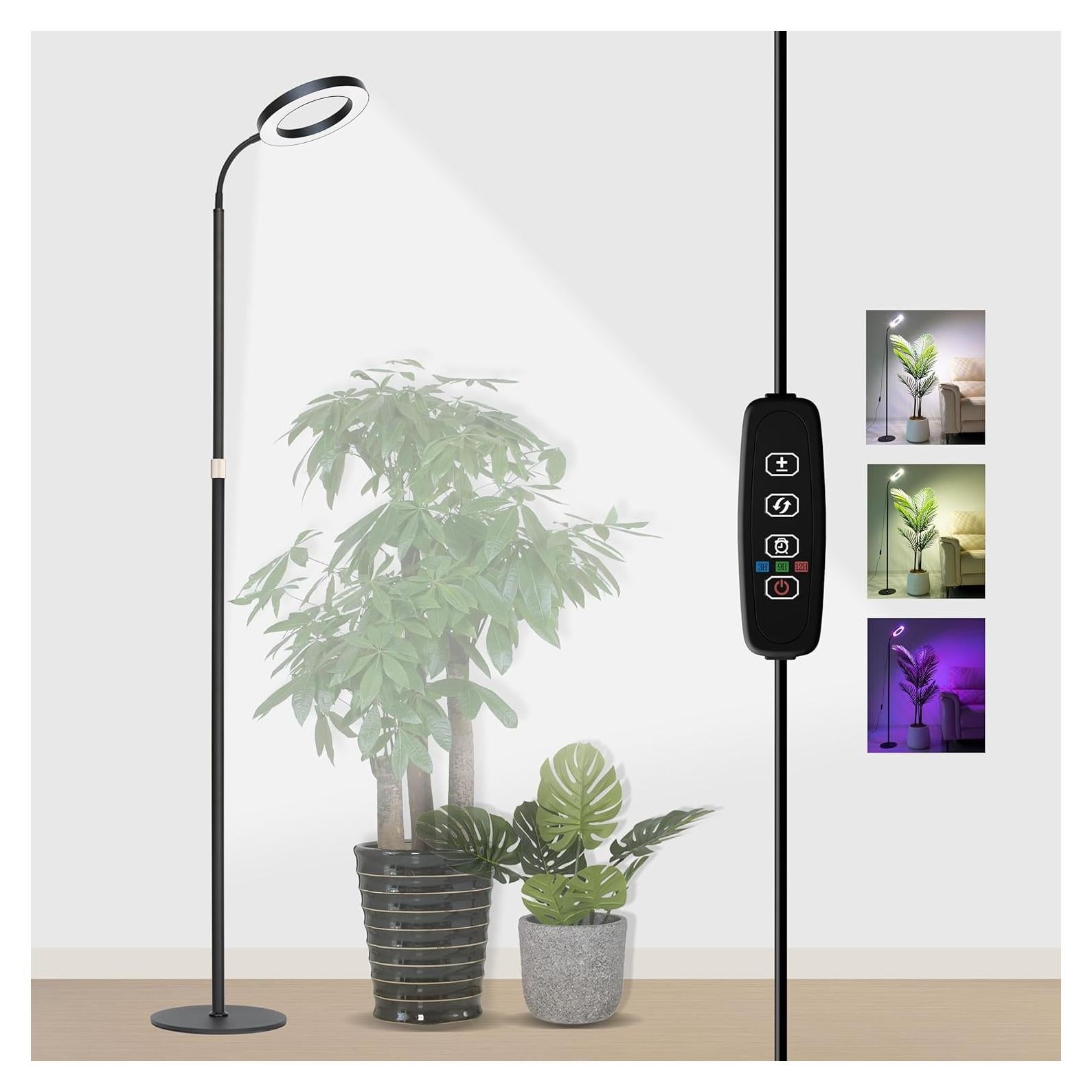 Luz de Crecimiento LED Geciliaoran 173 cm Espectro Completo