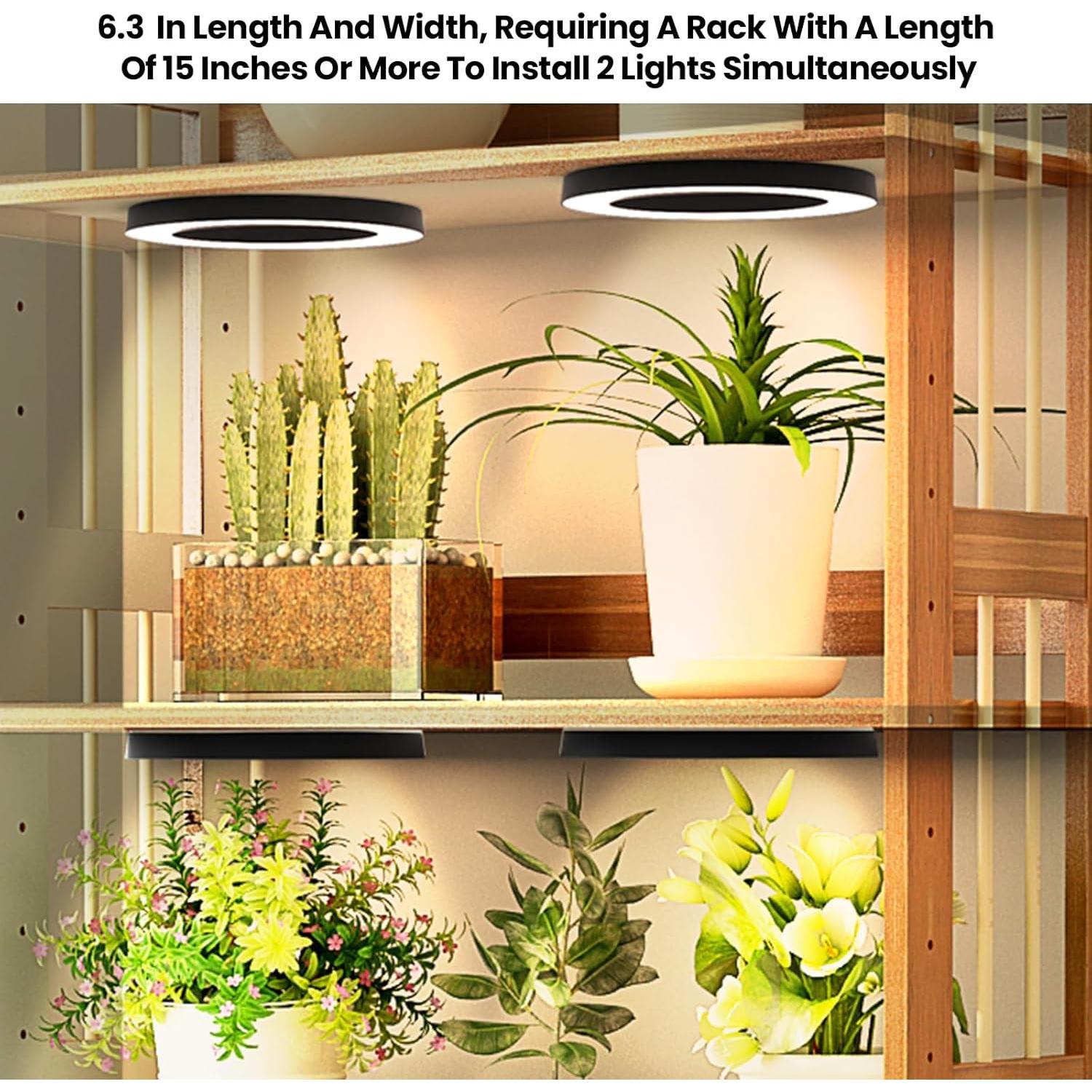 Luz de Crecimiento de Techo Mosthink 16x16cm 288 LEDs Espectro Completo