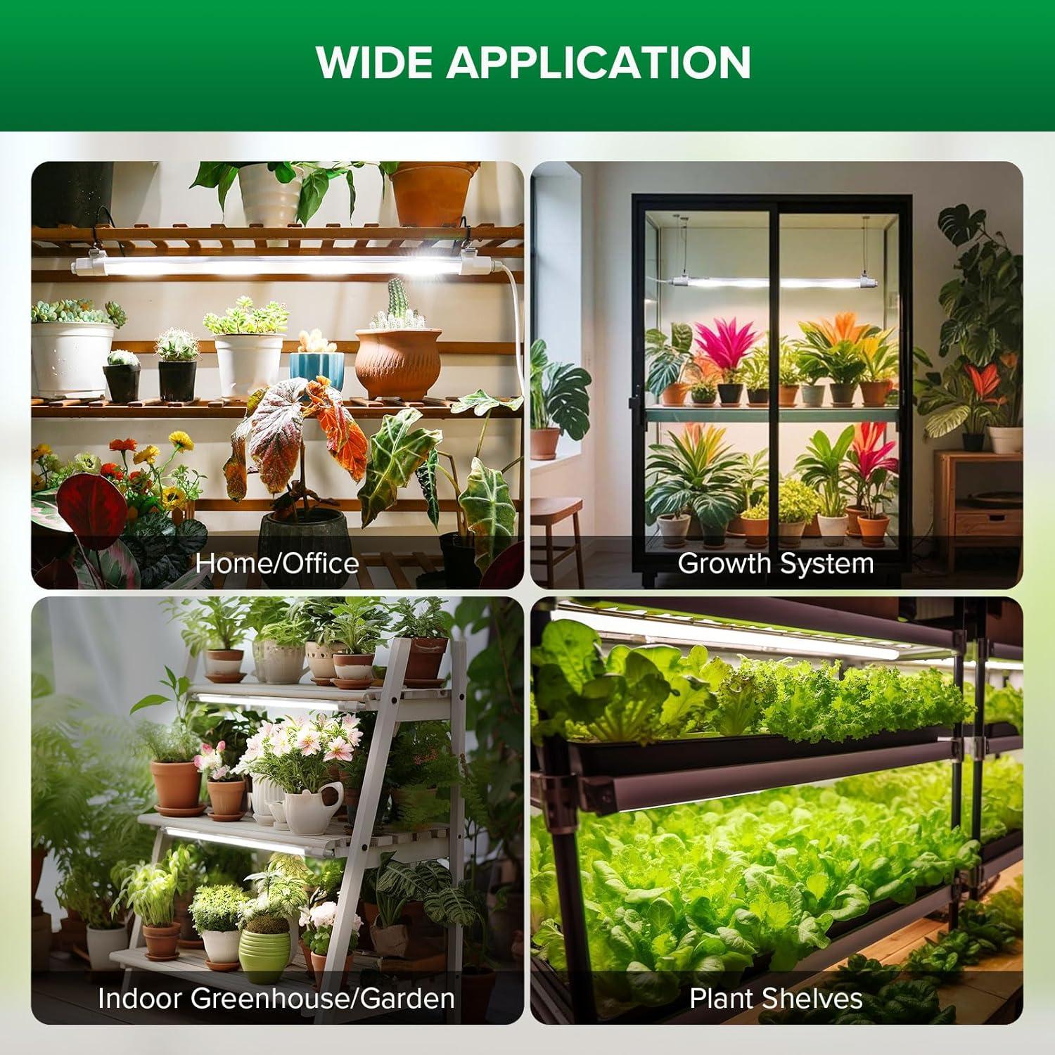 Luz de Crecimiento SANSI T8 25W 4000K Espectro Completo IP54