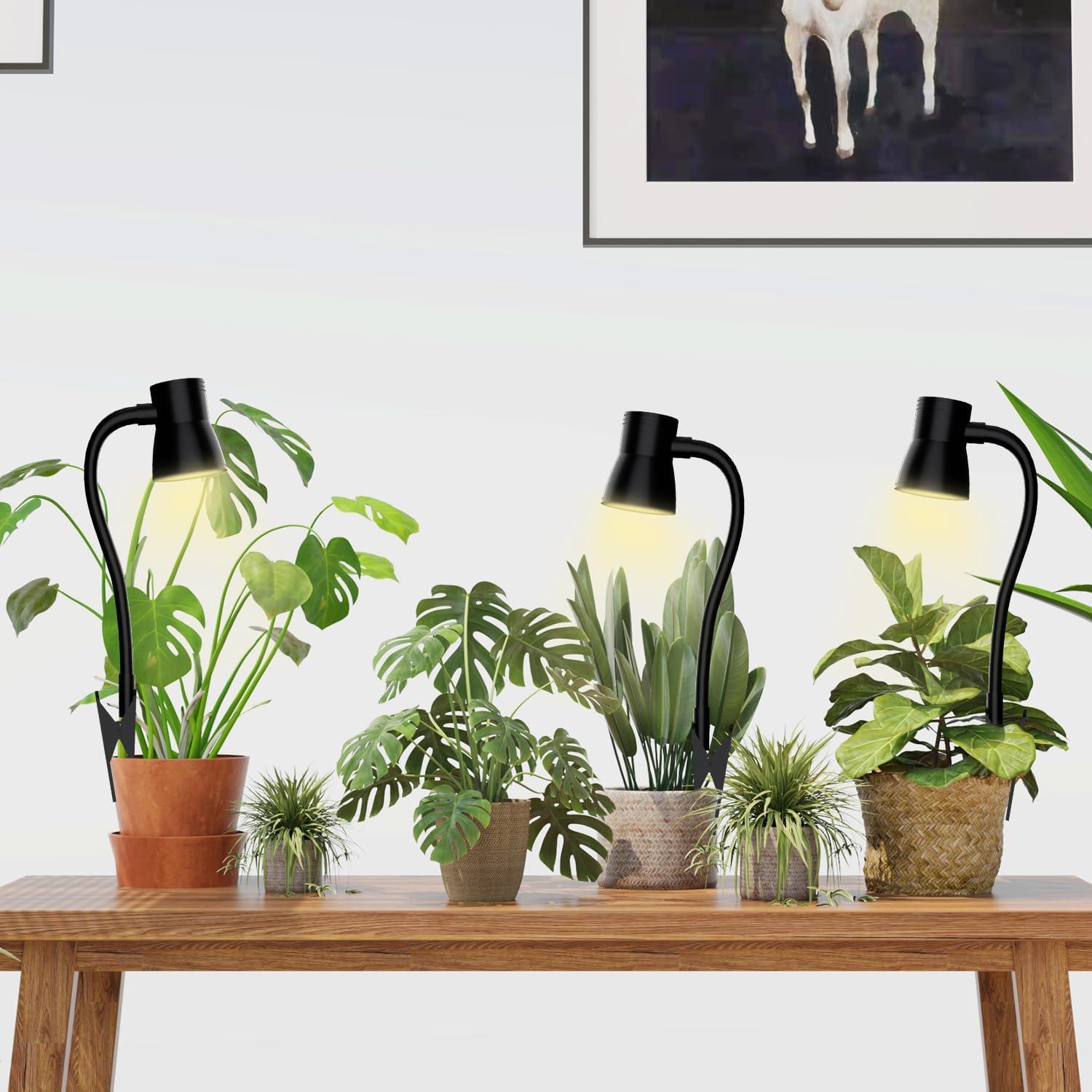 Luz de Crecimiento LED IMVSINCERE con Brazo Flexible 30cm