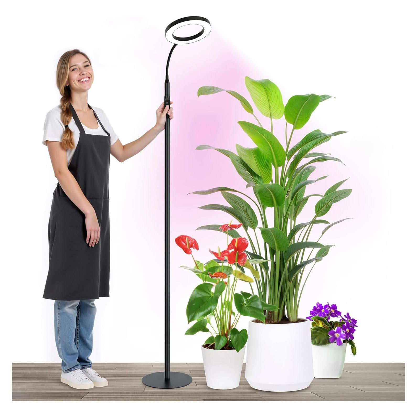 Luz de Cultivo LED 20W Vsoke Espectro Completo Altura Ajustable