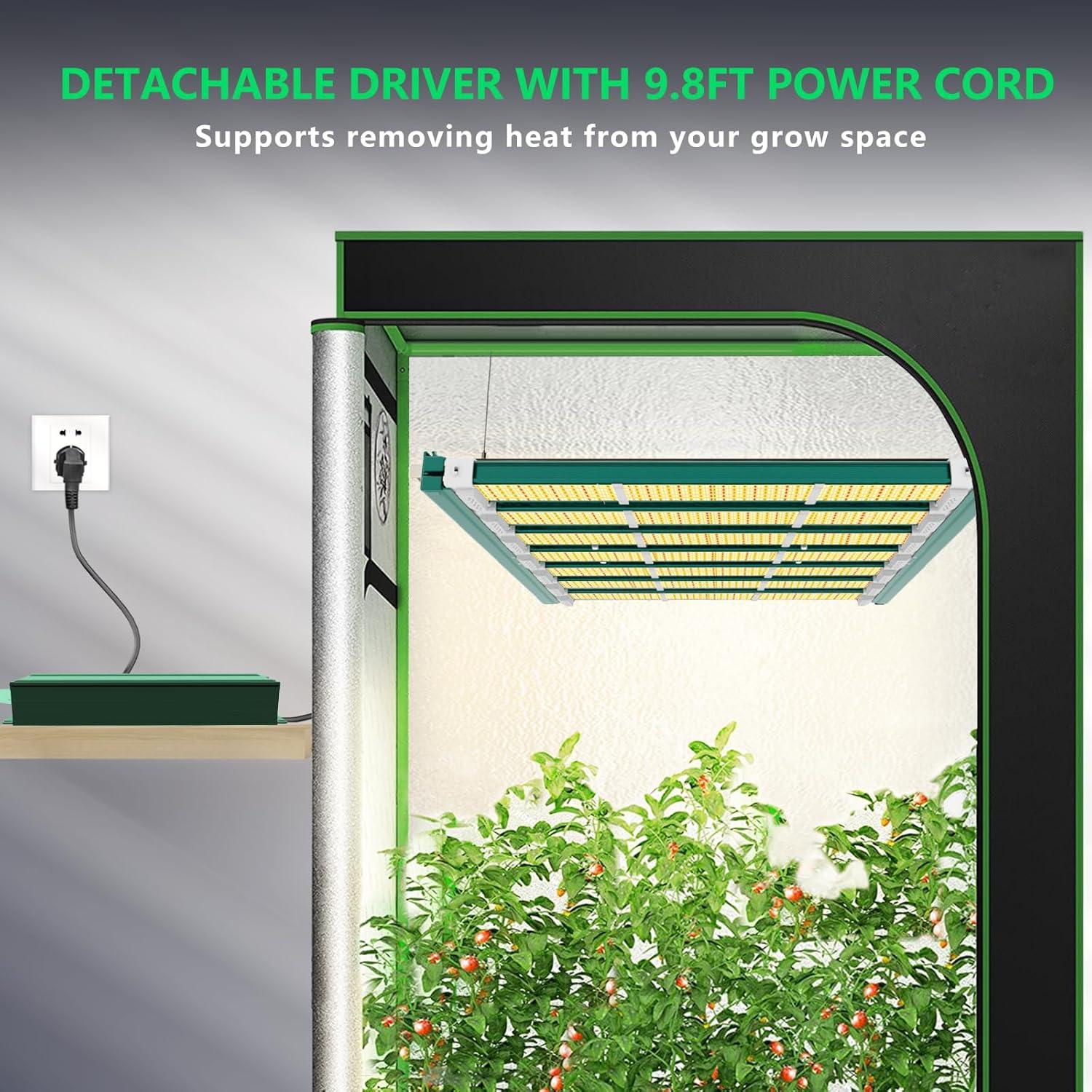 Luces de Cultivo LED A ANLEOLIFE 400W Espectro Completo 3x5ft