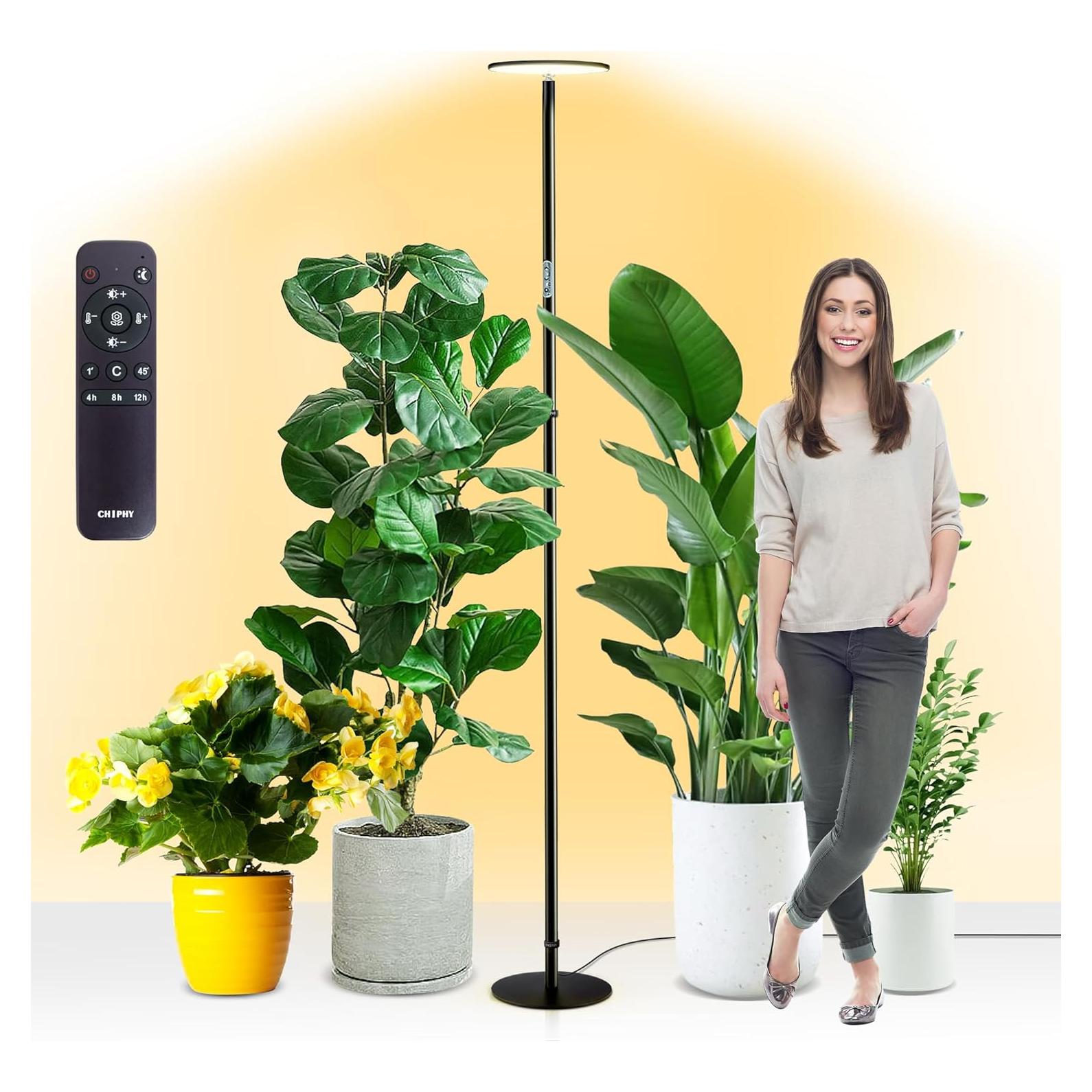 Luz de Cultivo LED Chiphy 40W Espectro Completo con Temporizador