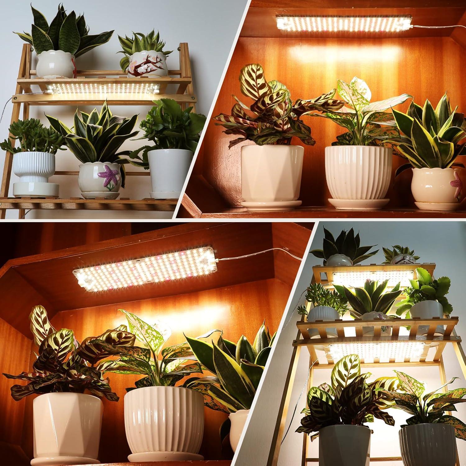 Luces de Crecimiento FECiDA 6Pack 60W para Plantas de Interior