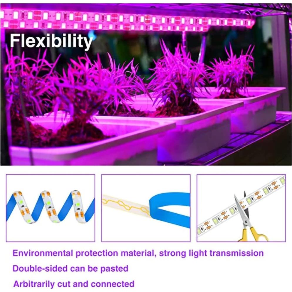 Tira de Luz LED de Crecimiento Mirai 4.88m 300 LEDs Impermeable