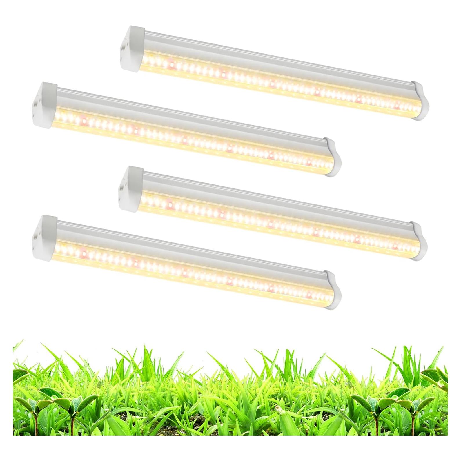 Luces de Crecimiento LED 5000K 1.4FT 4pcs 20W Honghu