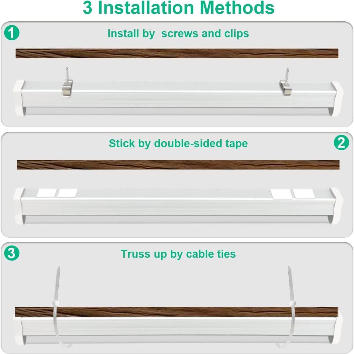 Luces de Crecimiento LED 5000K 1.4FT 4pcs 20W Honghu