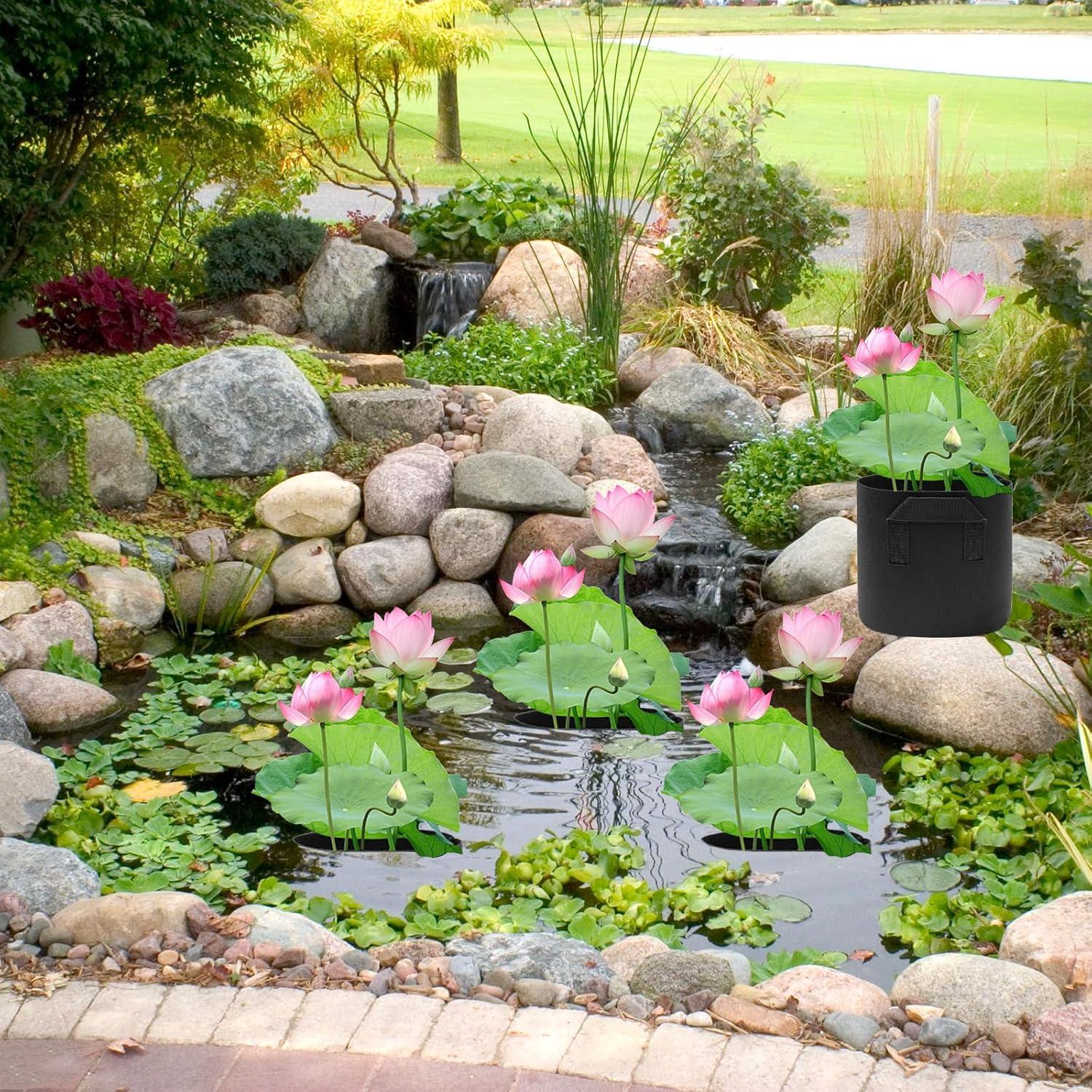 Eunika 6 Bolsas de Cultivo de Tela 11.36L para Lirios y Verduras