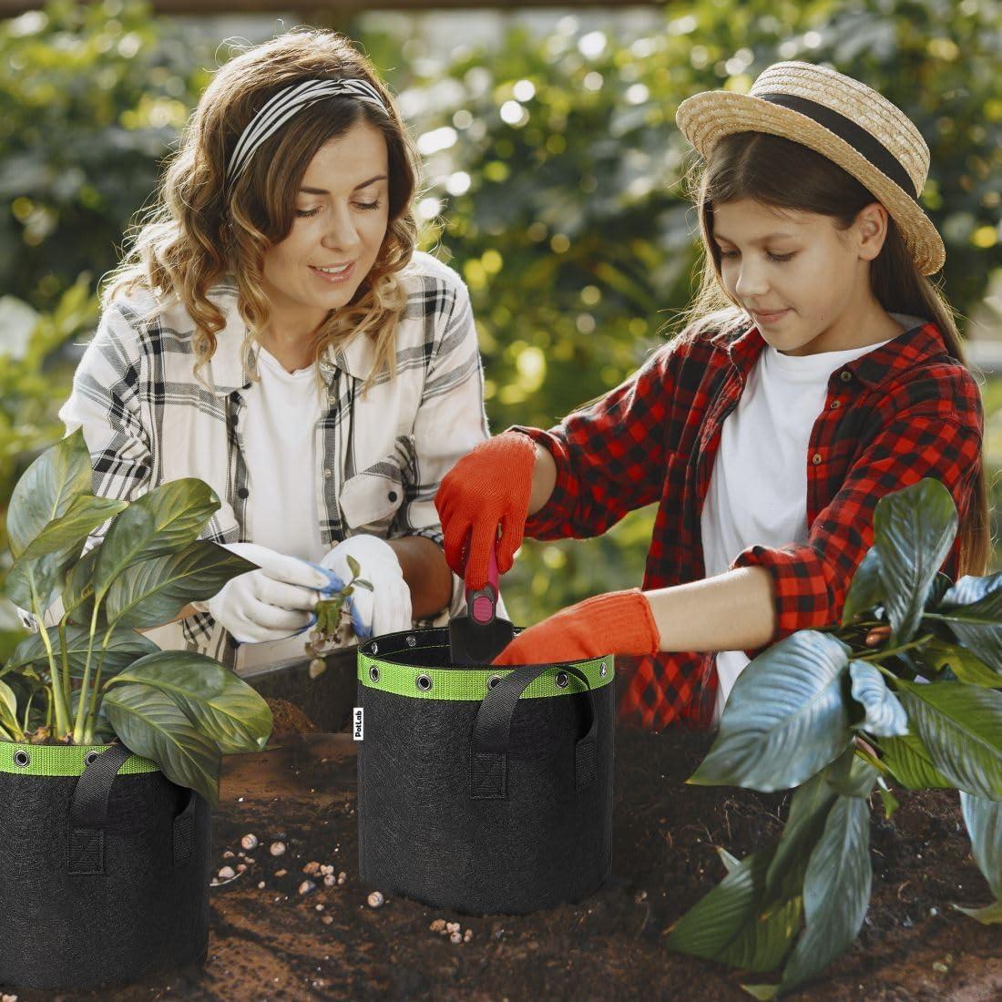 Bolsas de Cultivo POTLAB 3 Galones (Paquete de 5) Tela