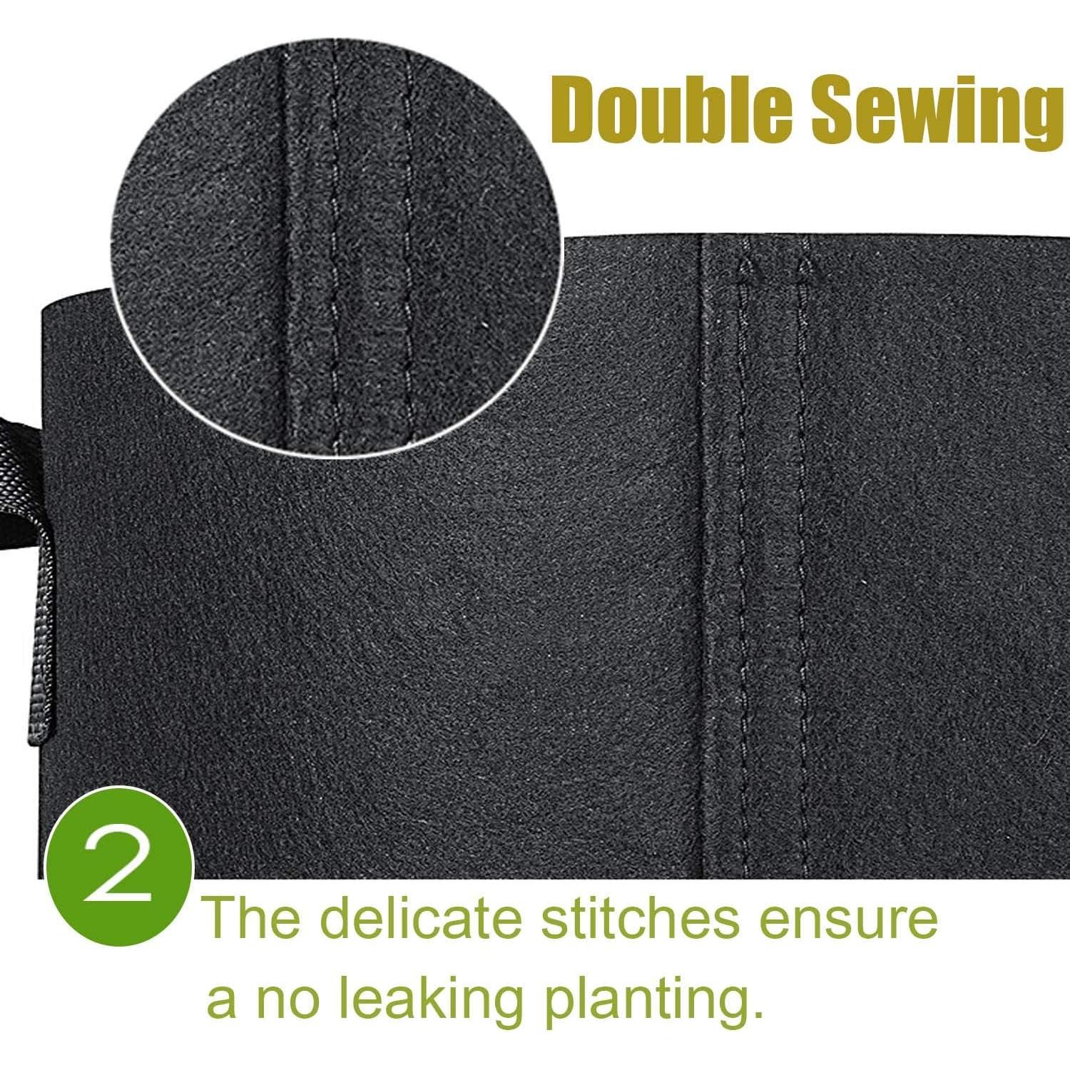 Paquete de 24 bolsas de cultivo Cavisoo 19L con asas reforzadas