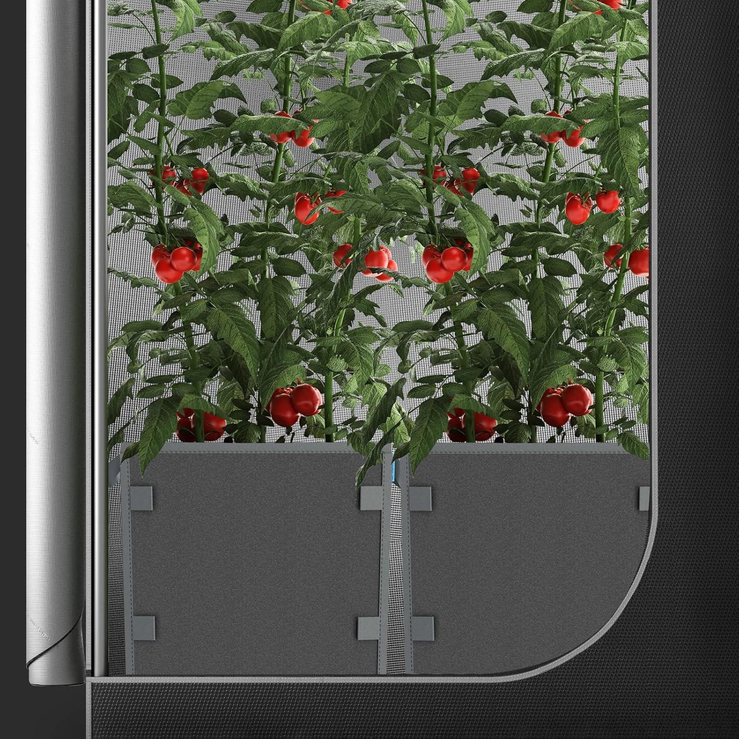 Macetas de Tela Reutilizables AC Infinity 3 Galones Paquete de 5