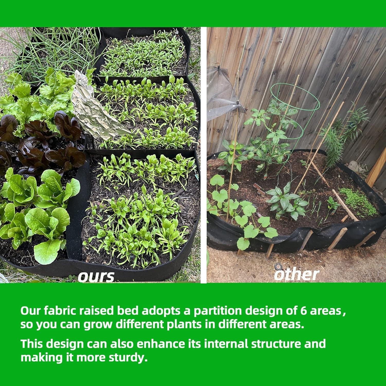 Cama de Jardín Elevada CJGQ 1.22x0.61x0.30m Tela No Tejida