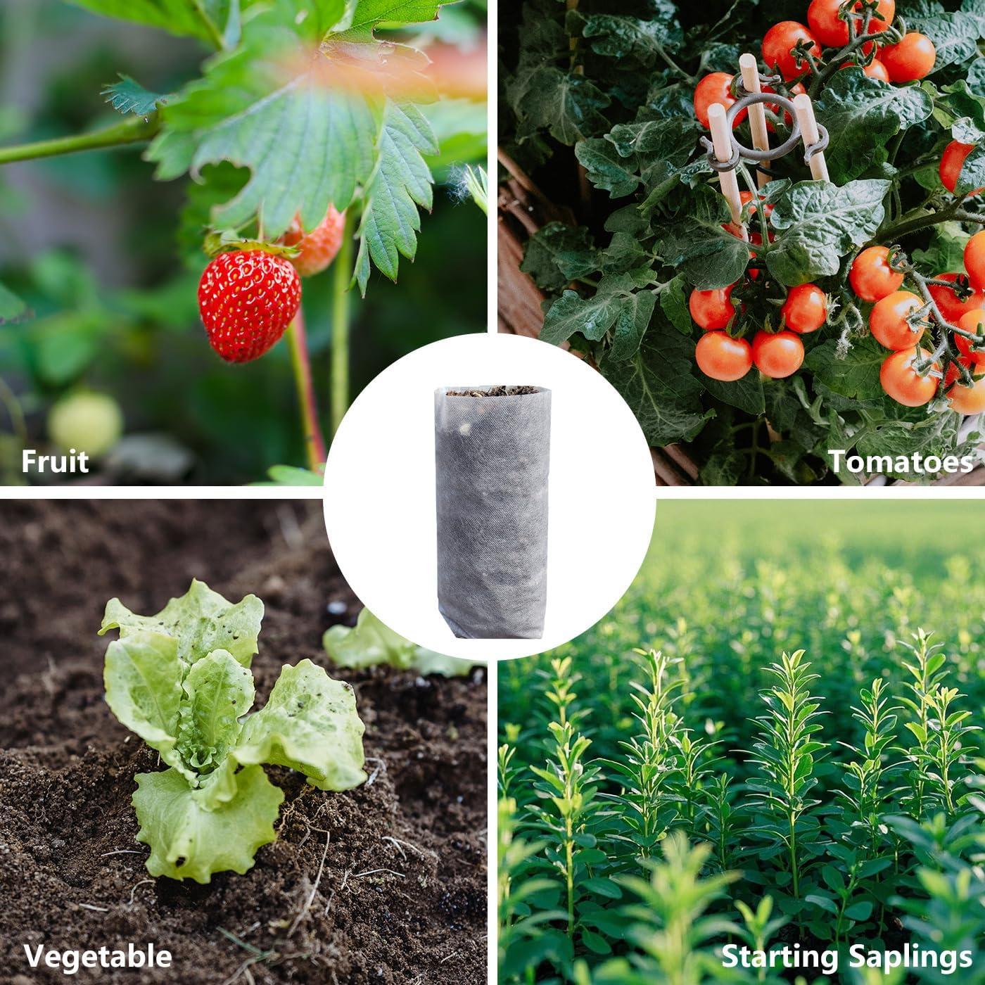 Bolsas de Cultivo Profundas Belit 100 Pcs 25.9 cm Tela No Tejida