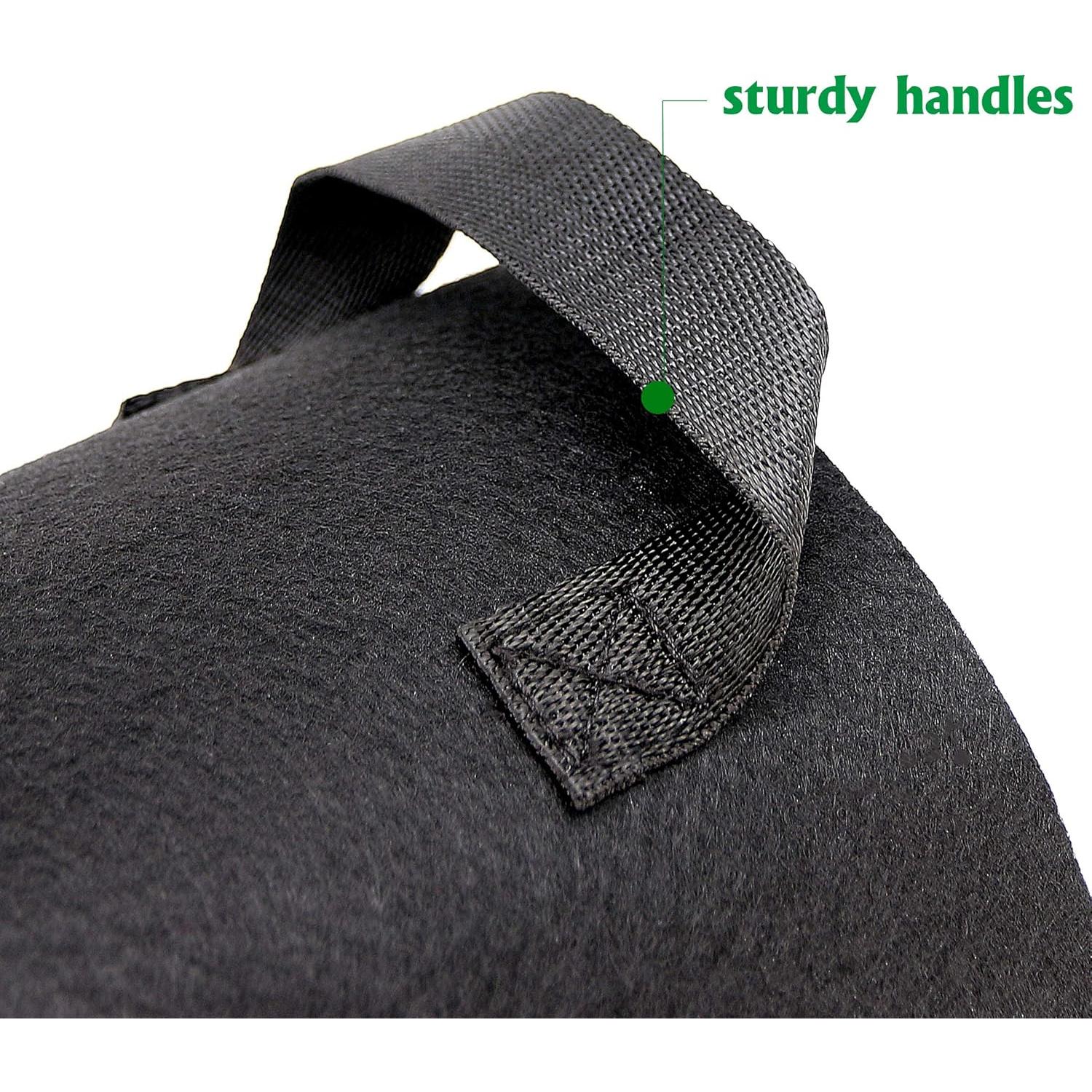 Bolsas de Cultivo HOOPLE 6 Pack 20 Galones Tela Resistente