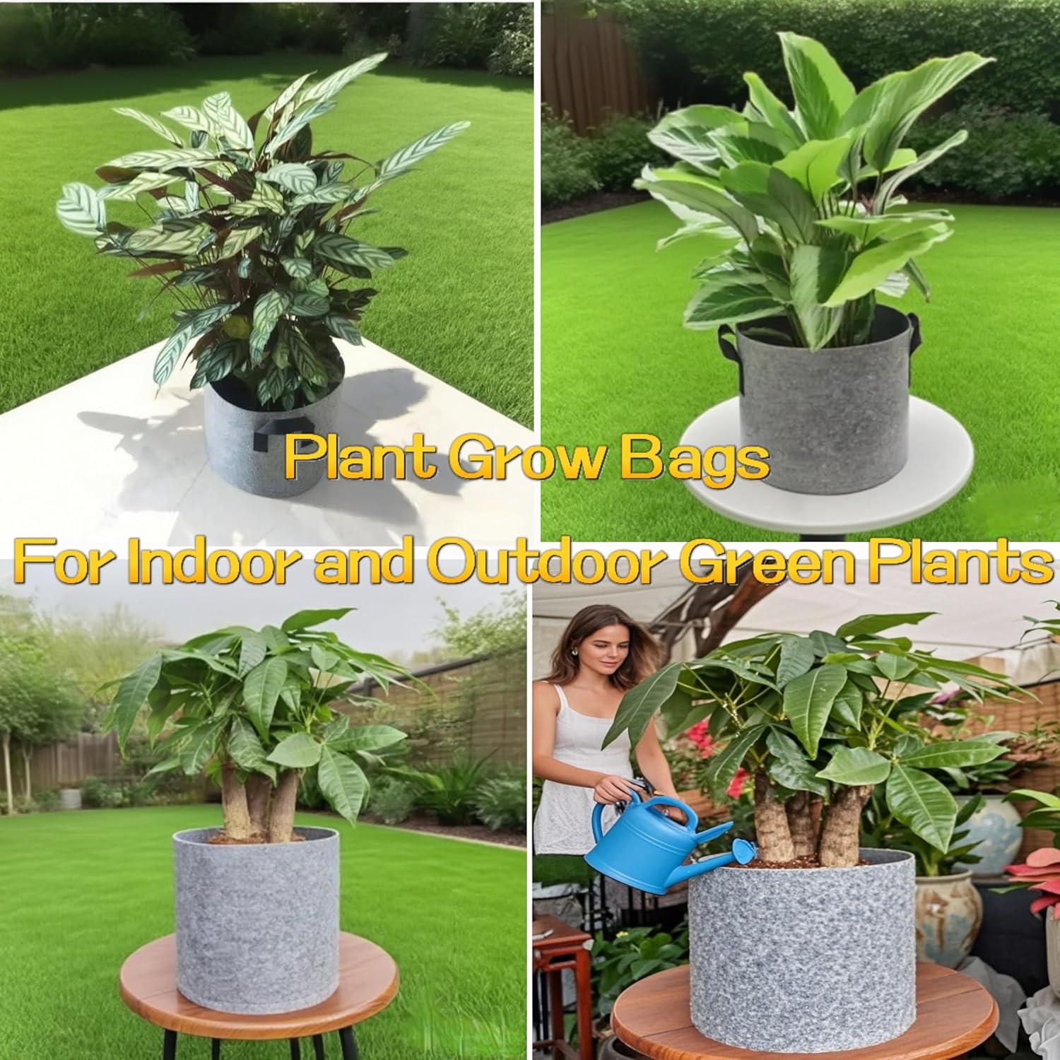 Bolsas de Cultivo Kriopy 75.71L Tela Transpirable con Asas