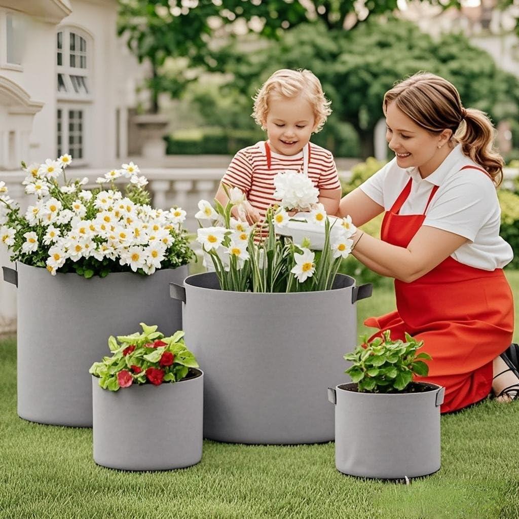 Bolsas de Cultivo Kriopy 75.71L Tela Transpirable con Asas