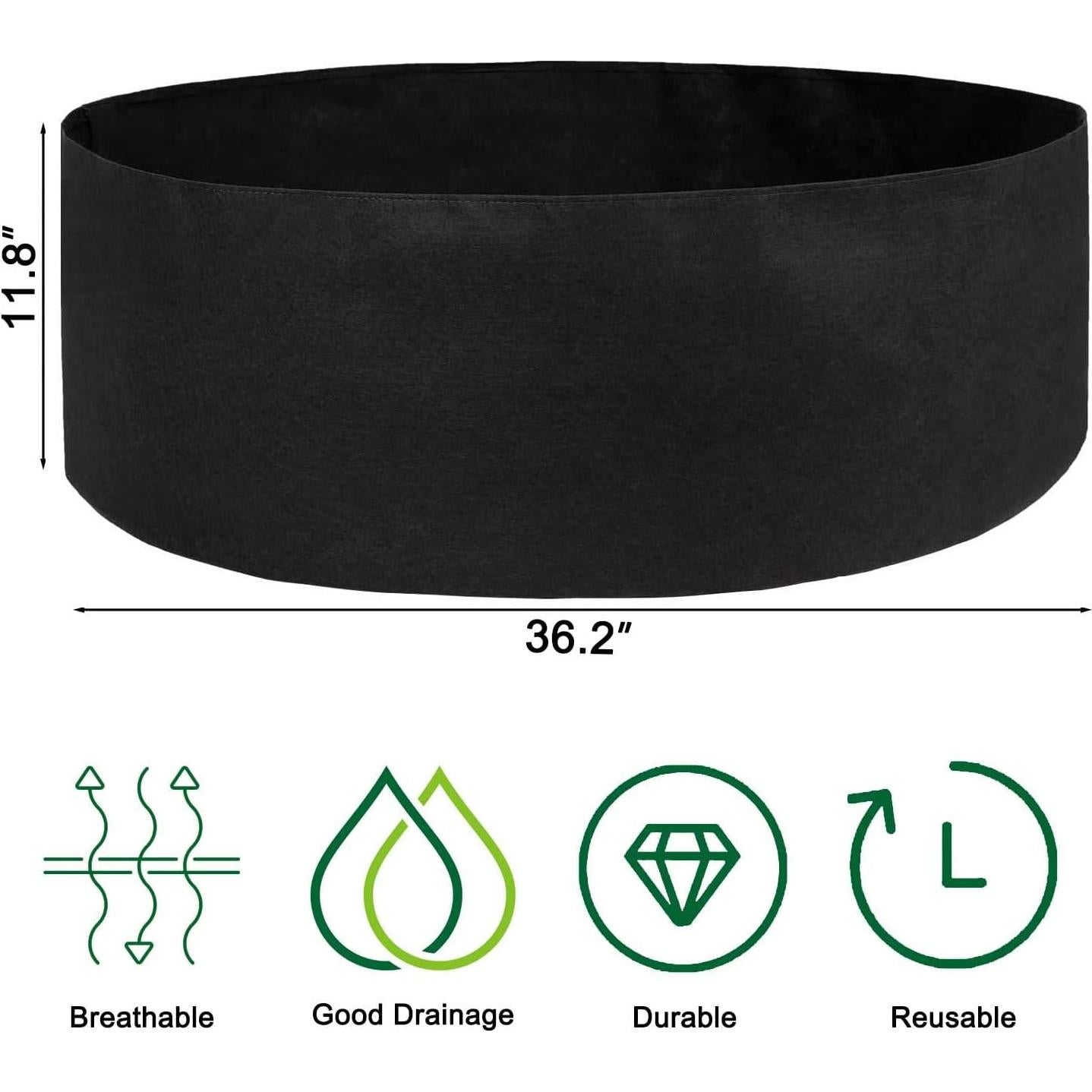 Cama de Jardín Elevada Feitore 2-Pack 189 Litros Redonda