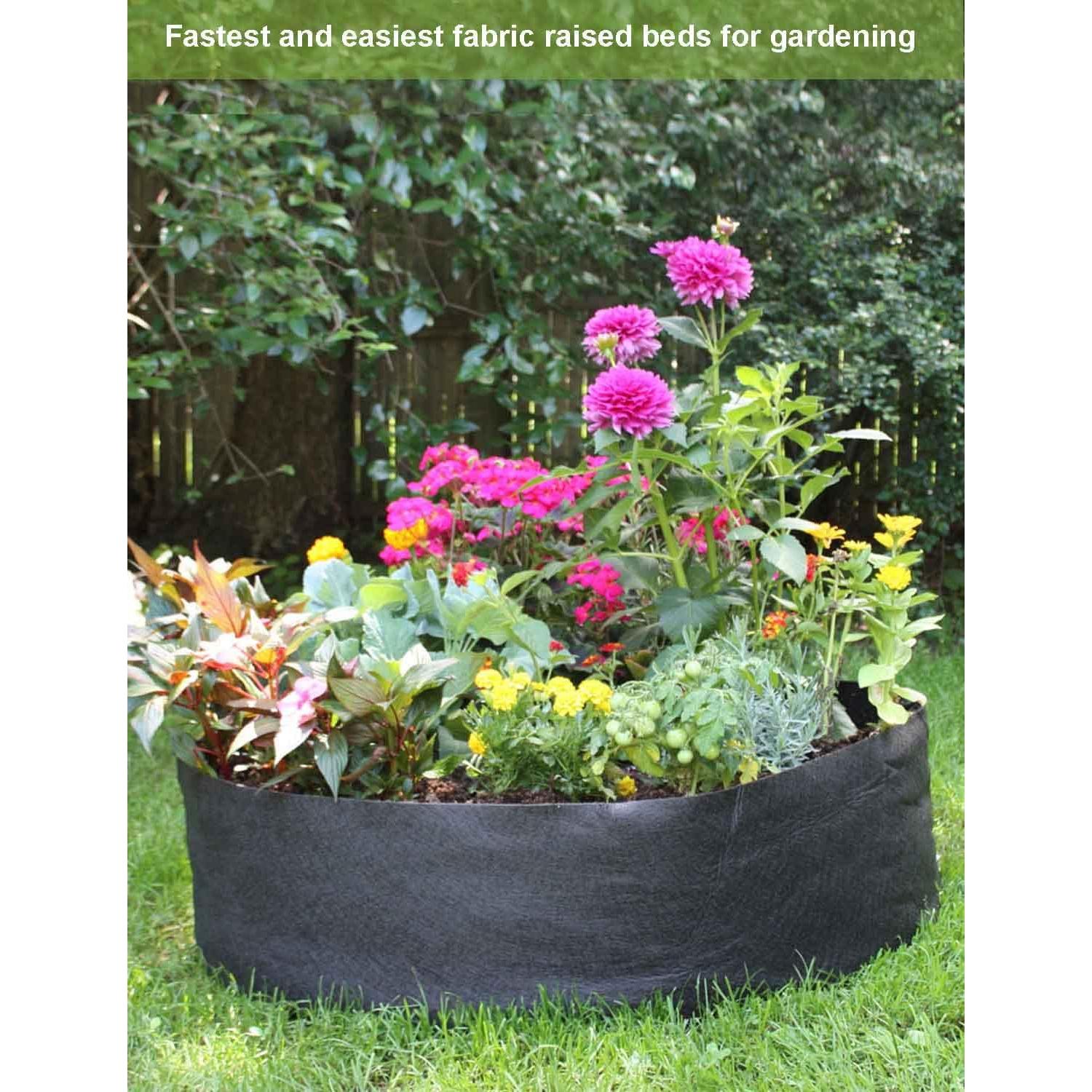 Cama de Jardín Elevada Feitore 2-Pack 189 Litros Redonda