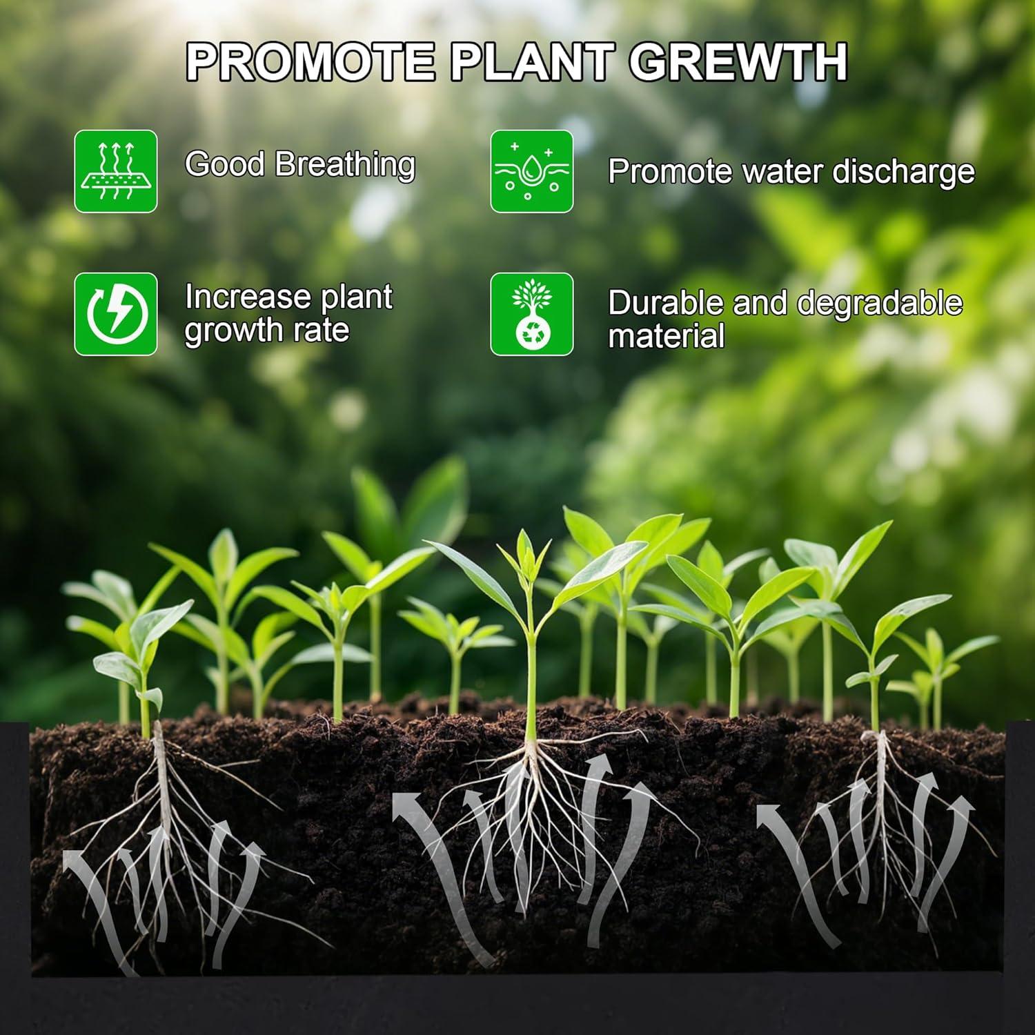 Bolsas de Cultivo KONGDY 6 Rejillas 216.5L Jardín Tela